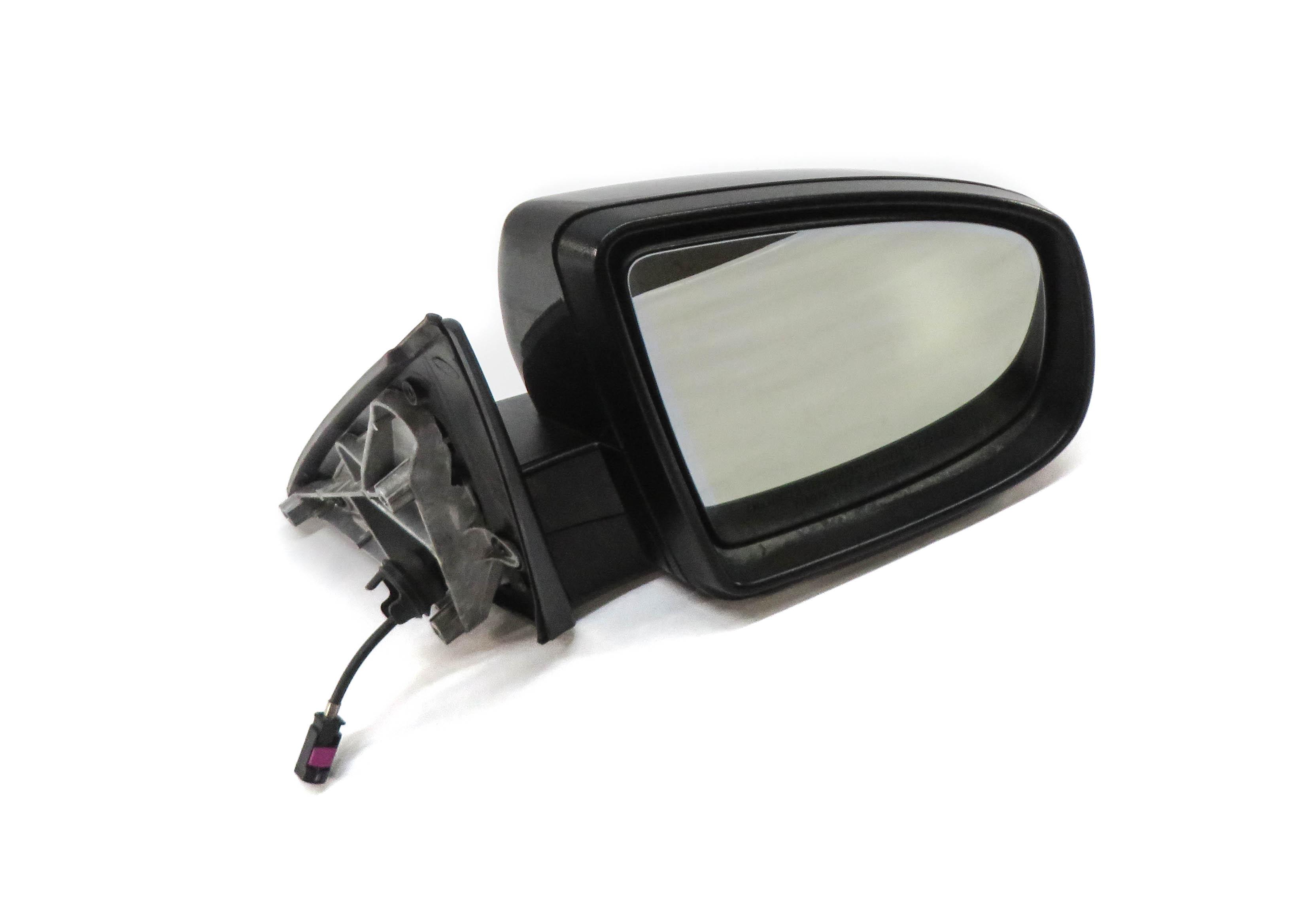 2010-2014 BMW X6 (E71) RIGHT - PFOLD HEAT MEM AUTODIM CAMERA DOOR MIRROR (BLACK) — exact item pictured