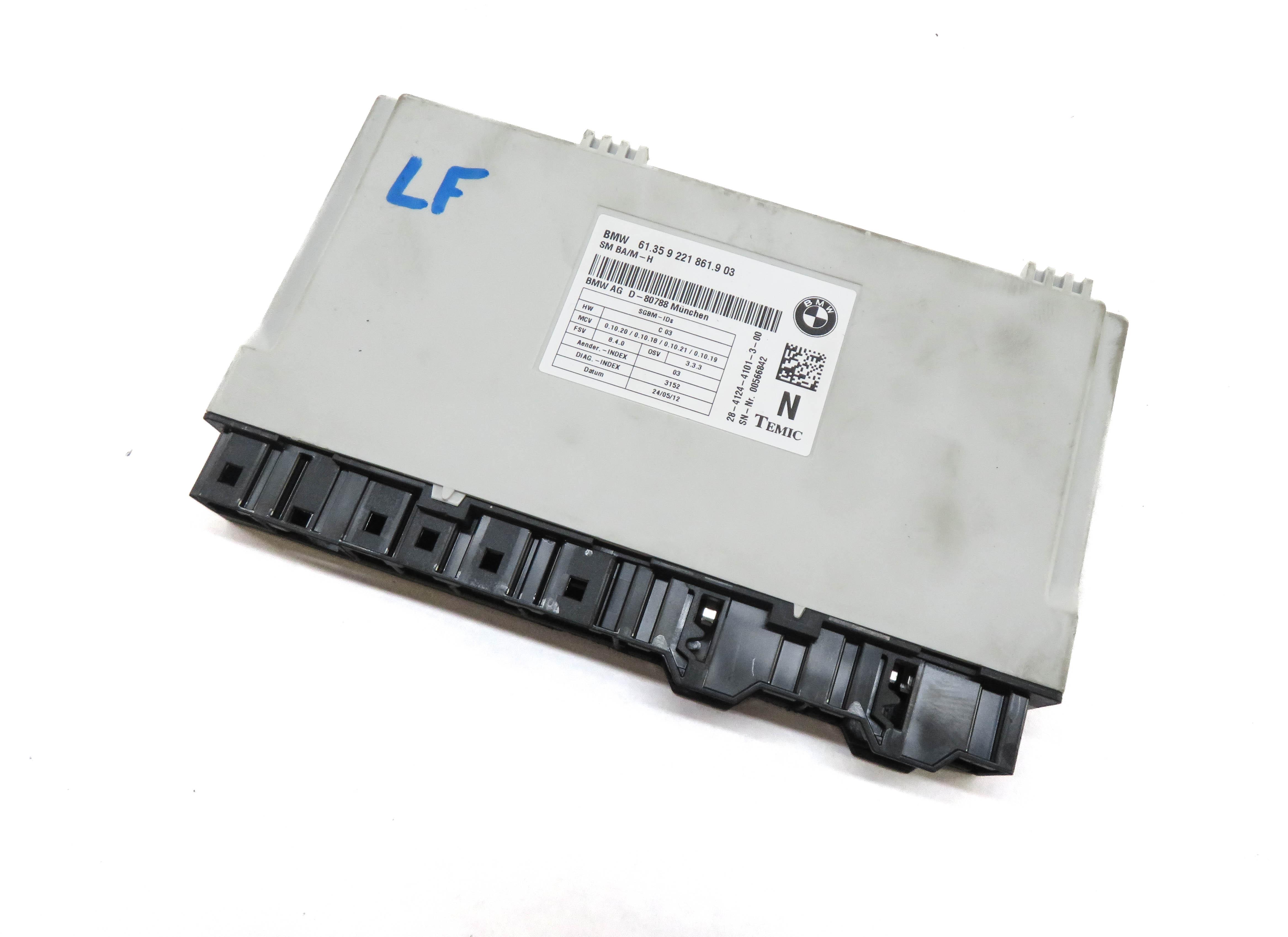 2010-2016 BMW 128i 328i 335i M3 X1 X5 X6 Z4 - FRONT MEMORY SEAT CONTROL MODULE — exact item pictured