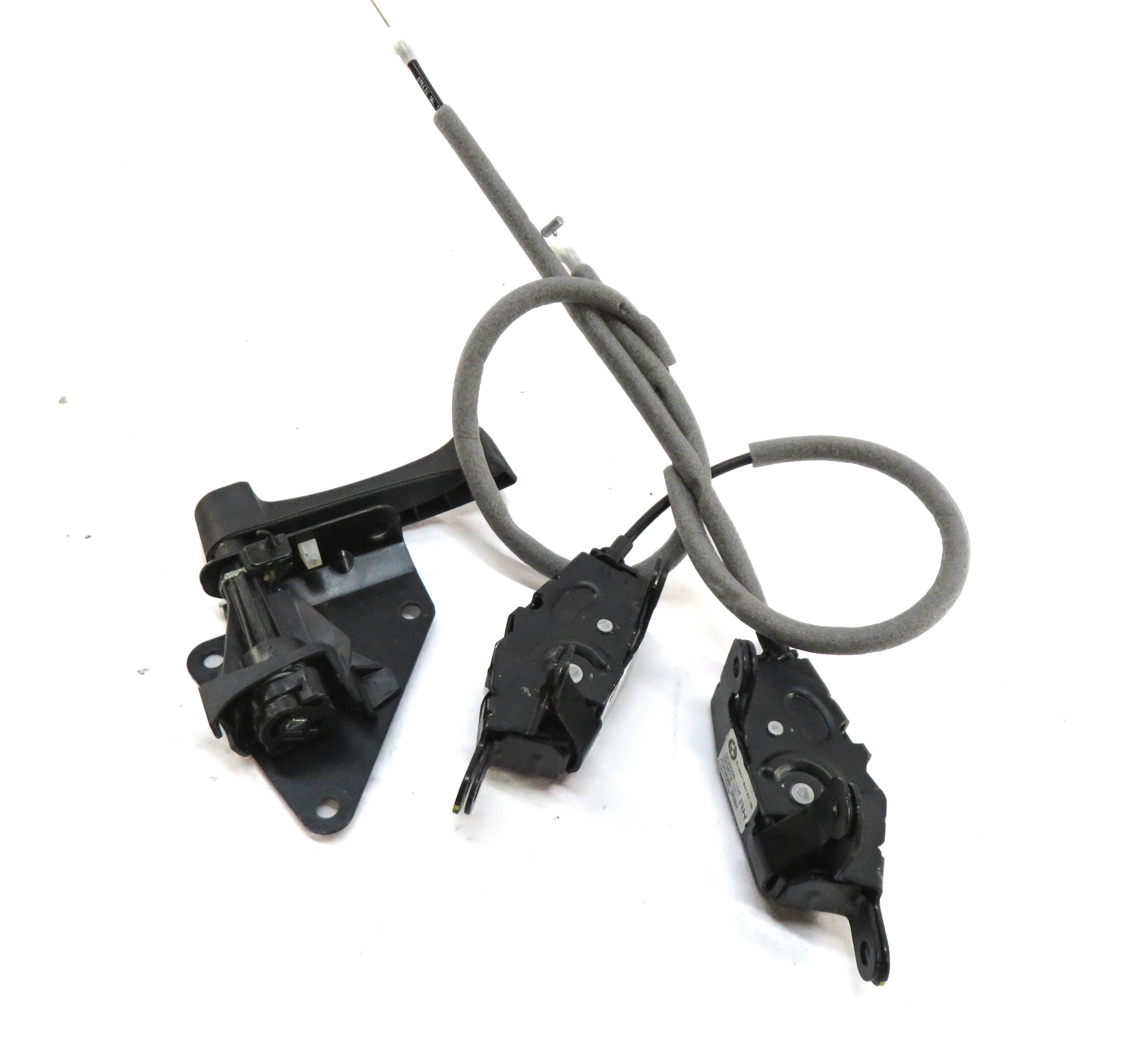 2013 BMW X5 (E70) REAR TRUNK HATCH LOWER TAILGATE LOCK LATCH SET w/ HANDLE — exact item pictured