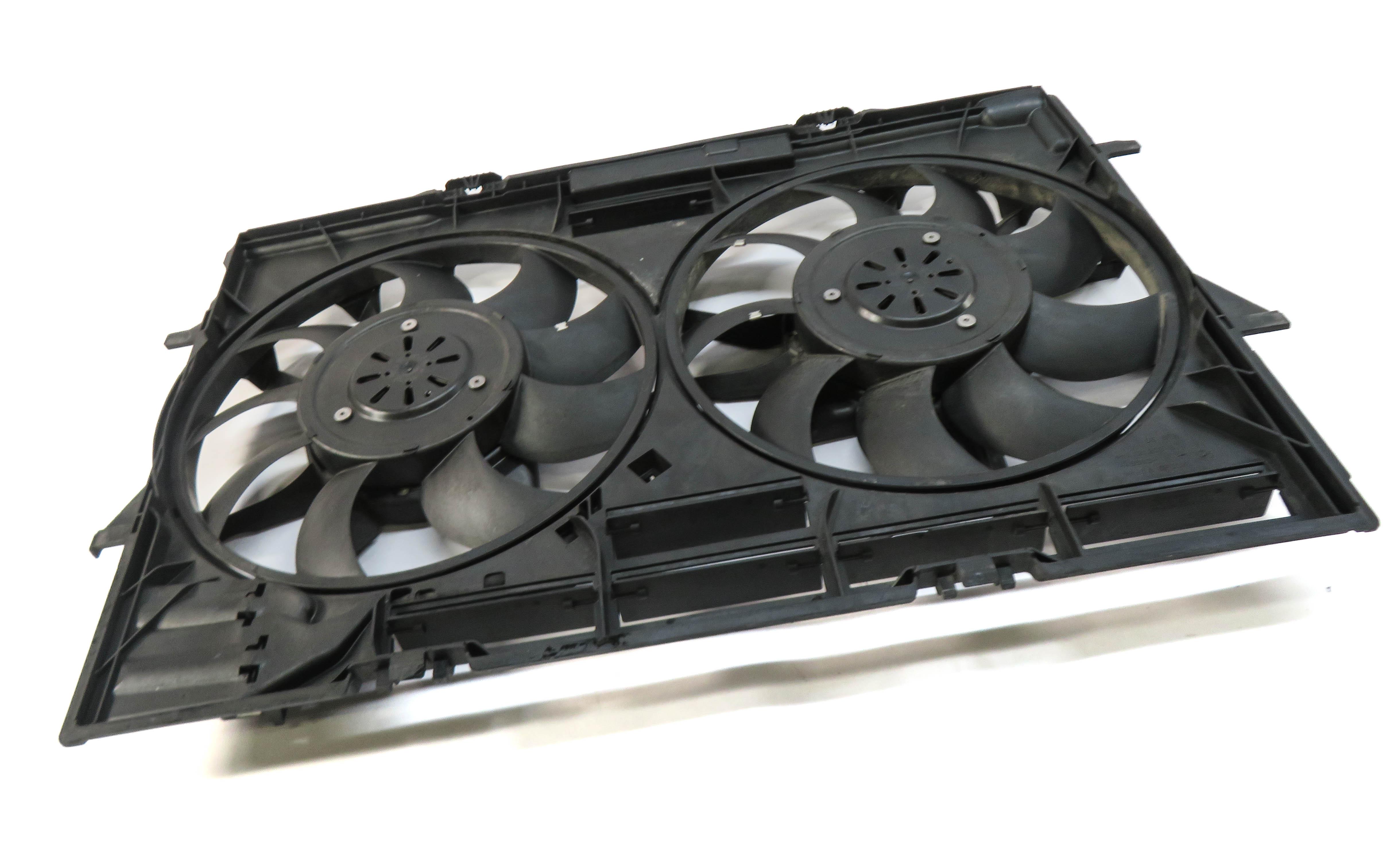 12-18 AUDI A6 A7 (C7) 3.0L SUPERCHARGED ENGINE - RADIATOR COOLING FAN w/ SHROUD — exact item pictured