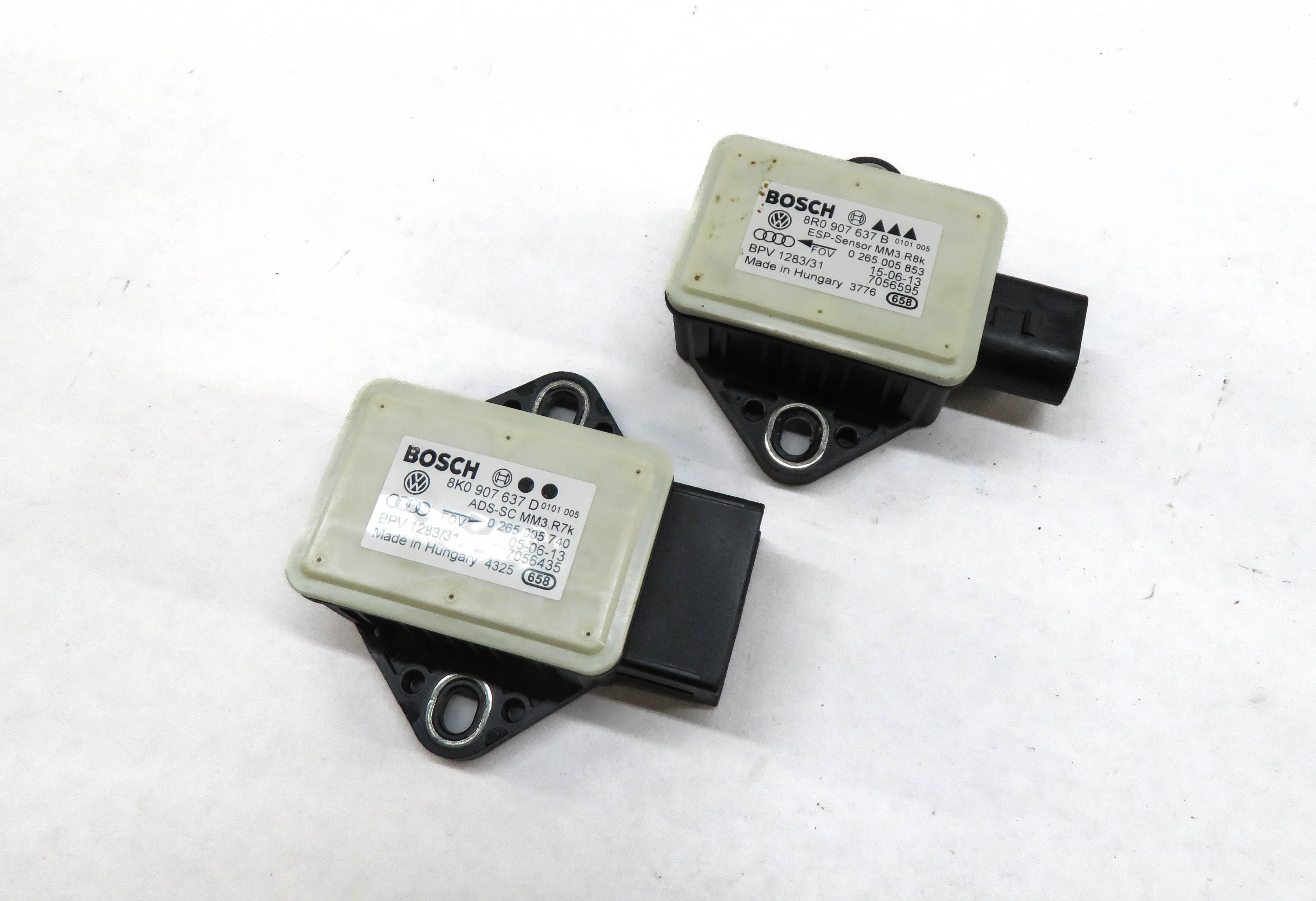 2014 AUDI S4 (B8 8K) YAW SPEED ACCELERATION ROTATION STABILITY SENSOR SET-2 — exact item pictured