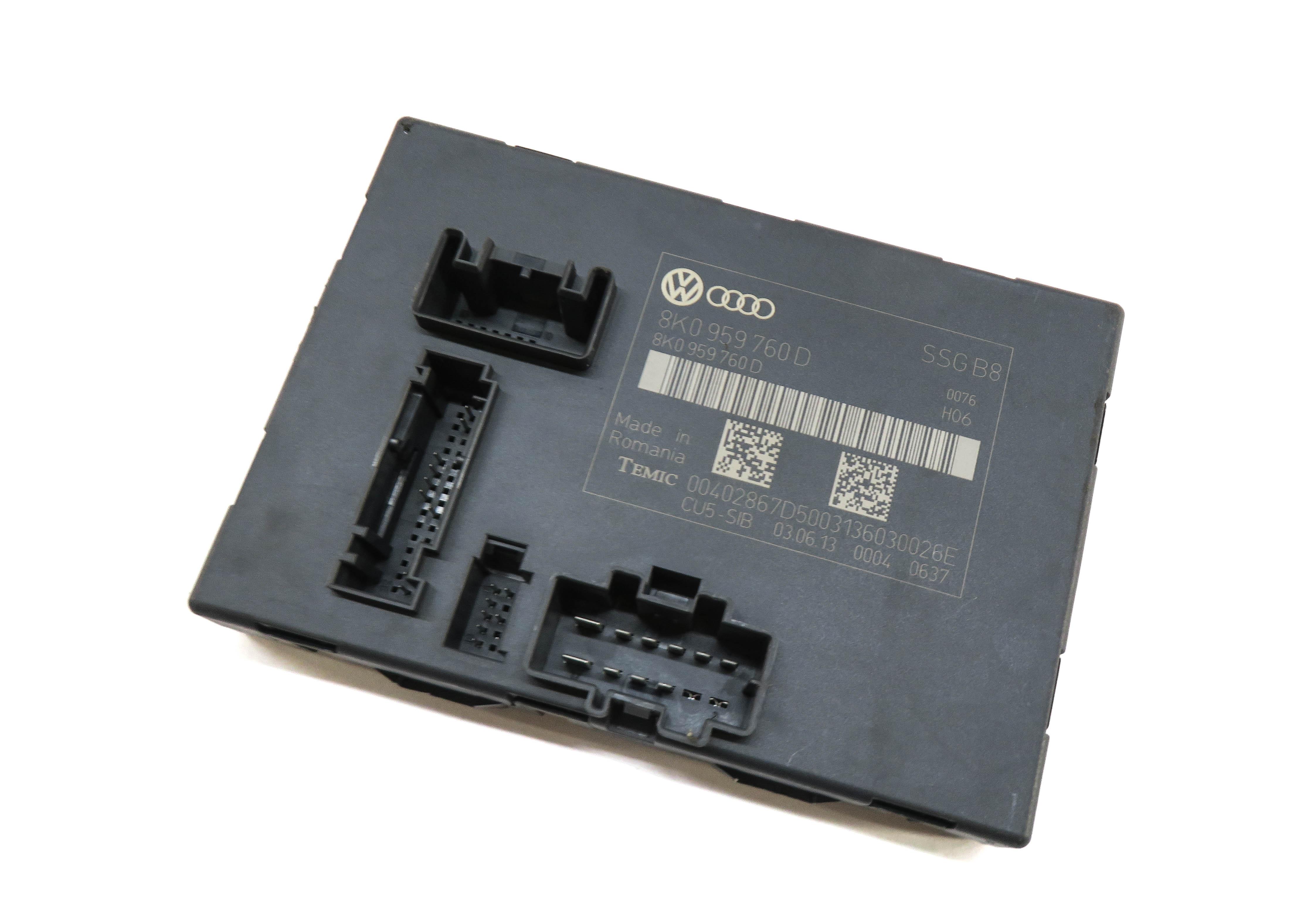 2014 AUDI S4 (B8 8K) LEFT FRONT DRIVER SEAT CONTROL MODULE — exact item pictured