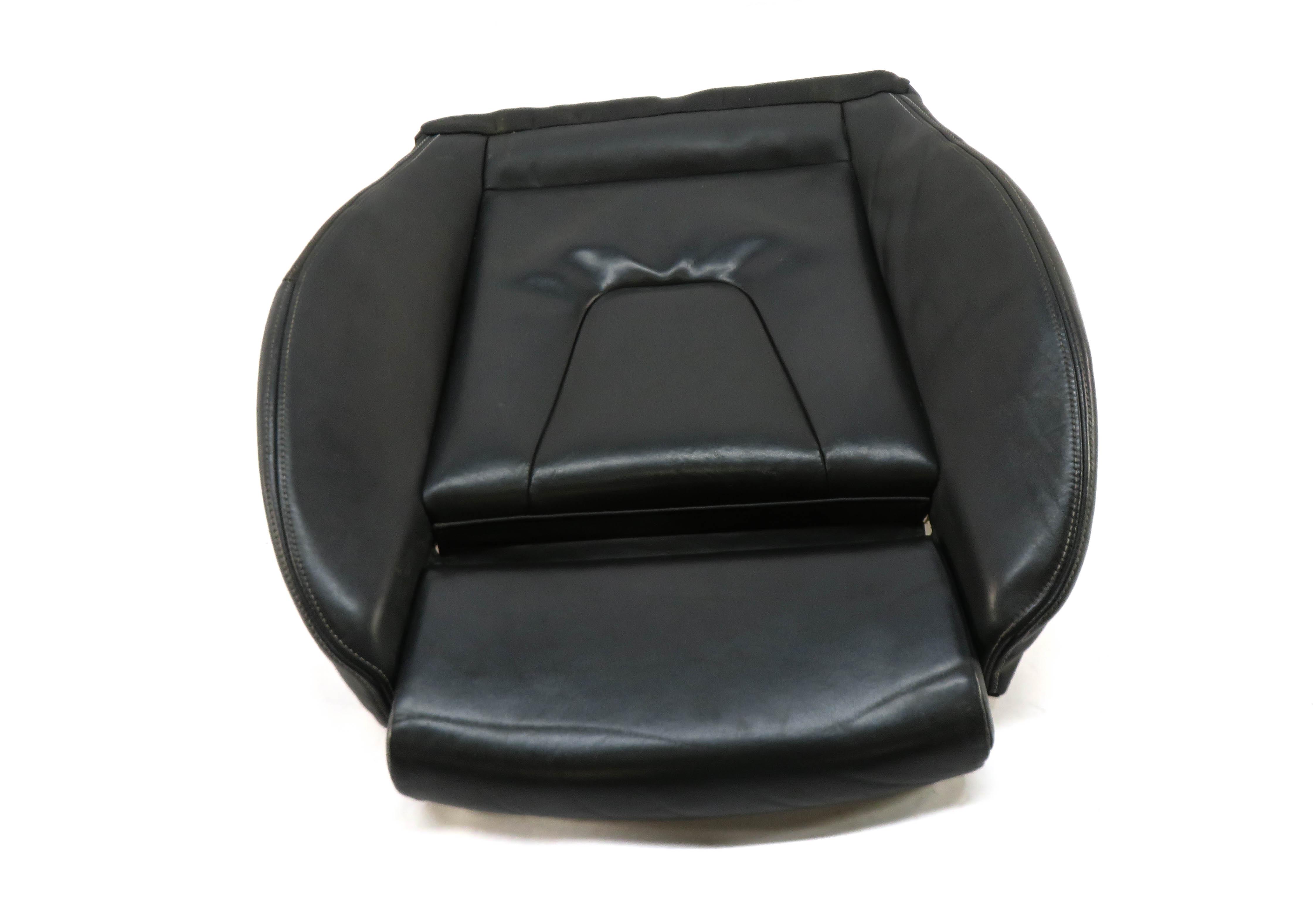 2014 AUDI S4 (B8 8K) LEFT DRIVER LOWER BOTTOM HEATED SPORT SEAT CUSHION (BLACK) — exact item pictured