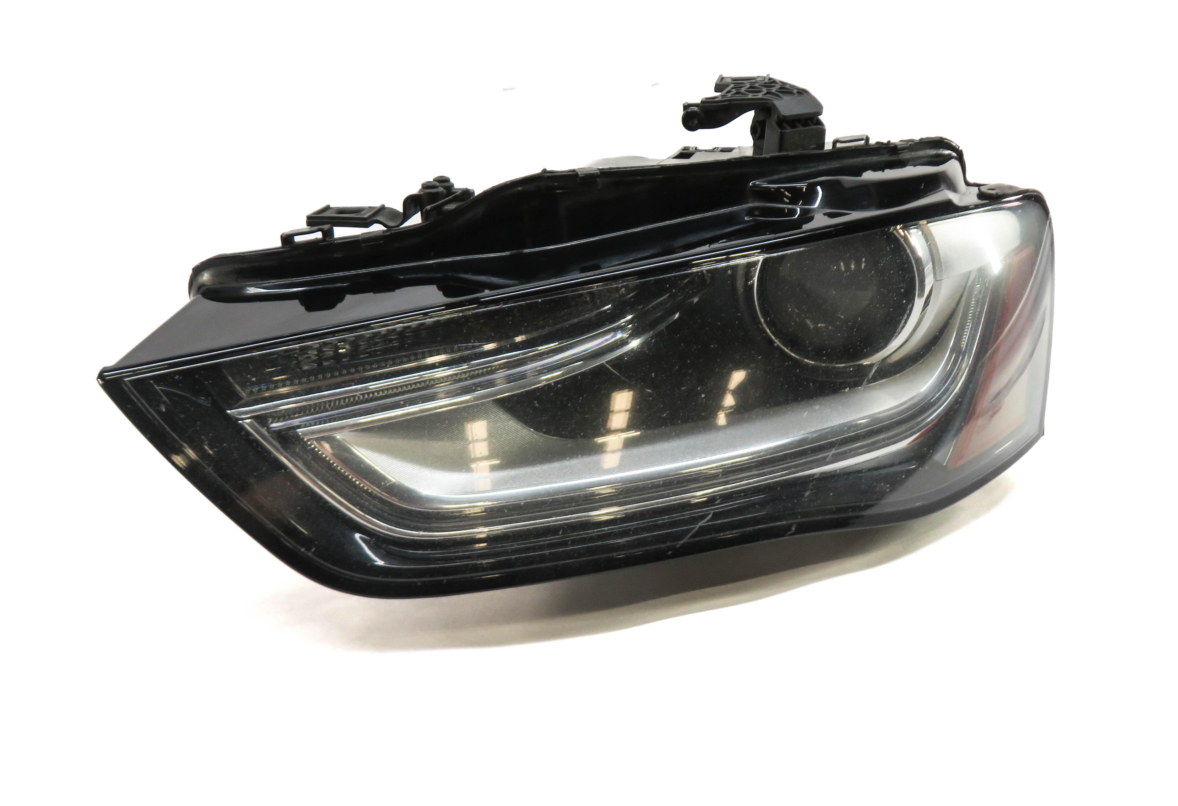 13-16 AUDI A4 S4 (B8 8K) LEFT DRIVER XENON HID HEADLIGHT LIGHT LAMP (NON AFS) — exact item pictured