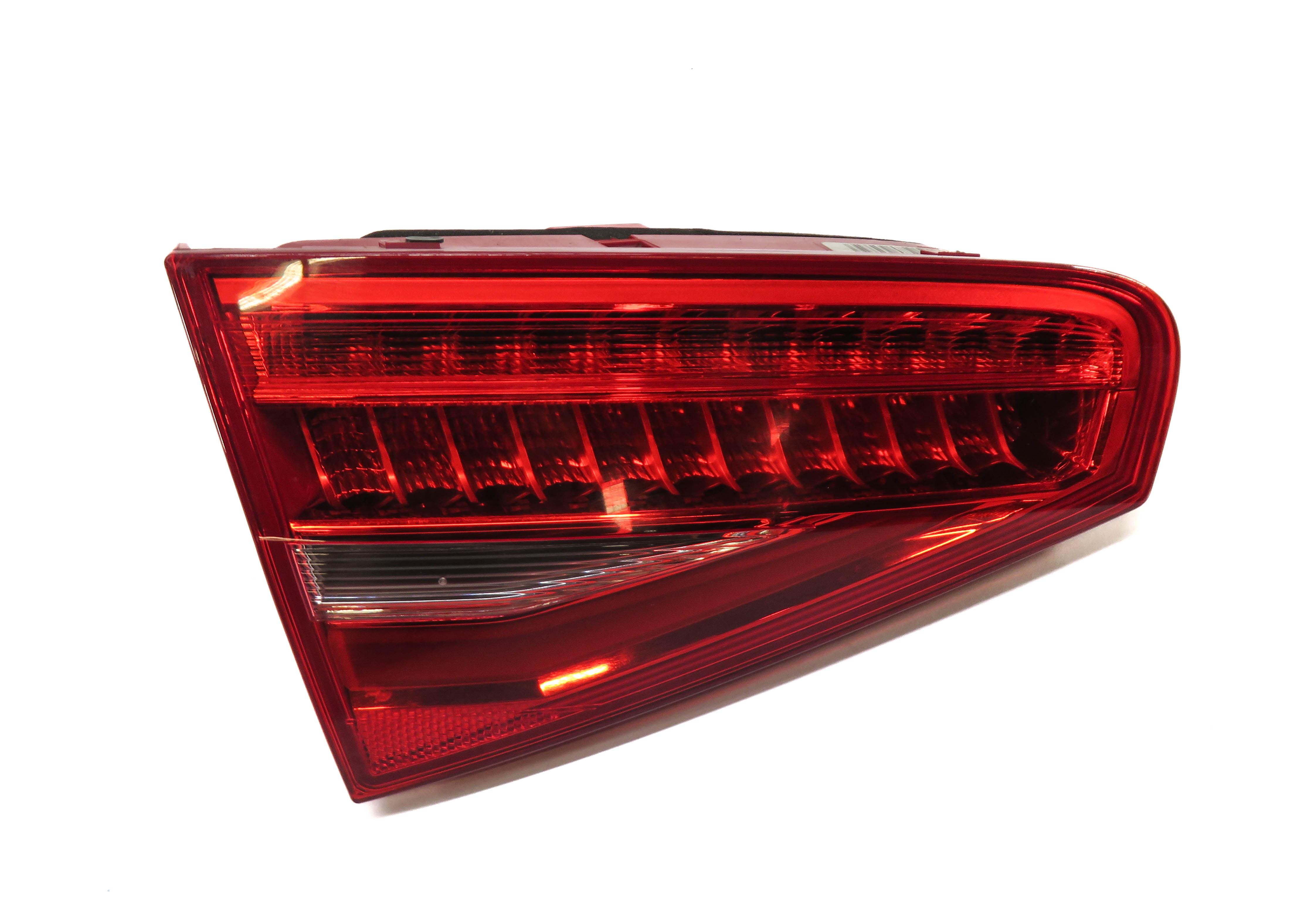 13-16 AUDI A4 S4 (B8 8K) REAR LEFT DRIVER INNER TRUNK TAILLIGHT LIGHT LAMP - LED — exact item pictured