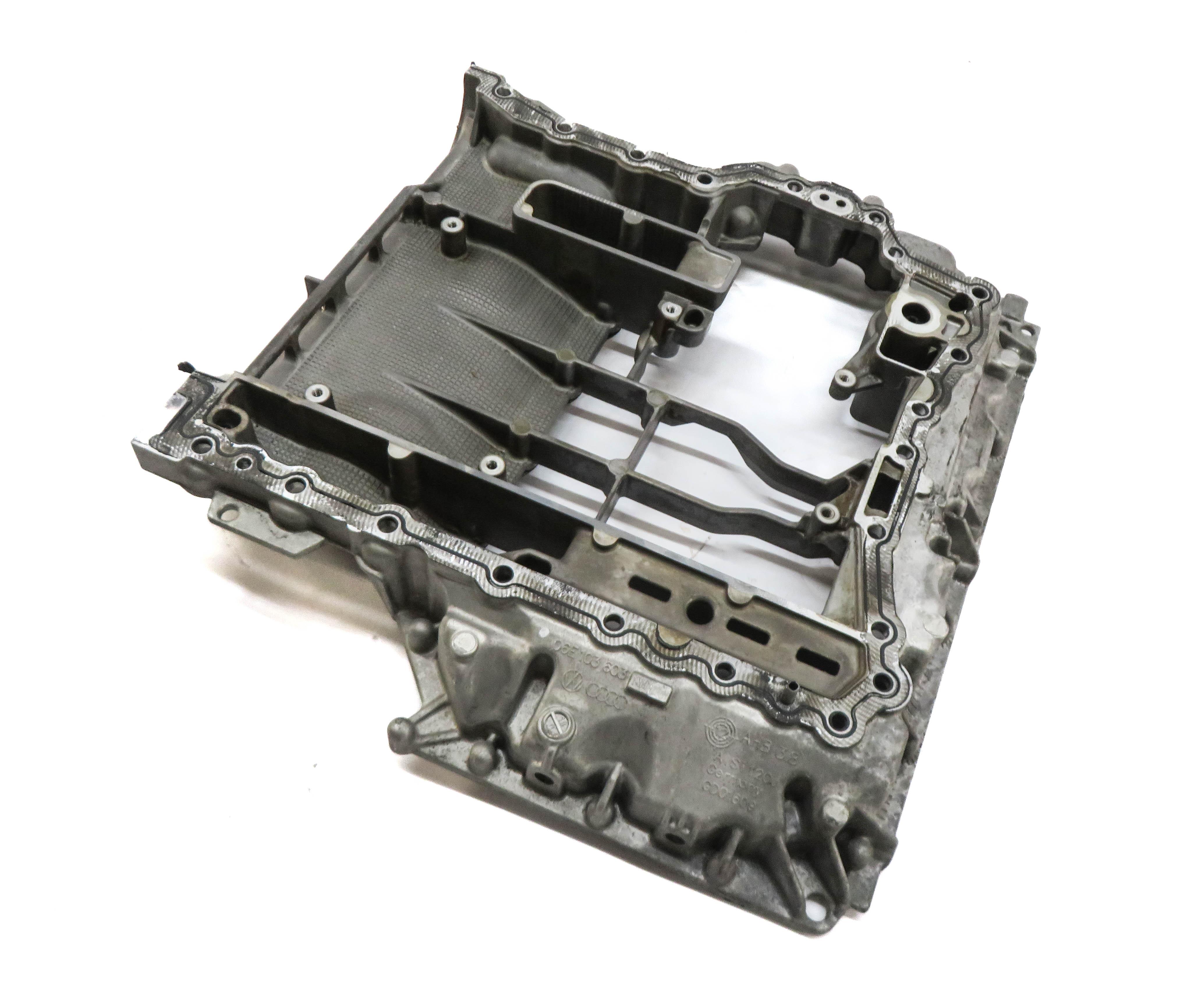 2014 AUDI S4 (B8 8K) 3.0L CTUB SUPERCHARGED ENGINE UPPER OIL PAN CRADLE — exact item pictured