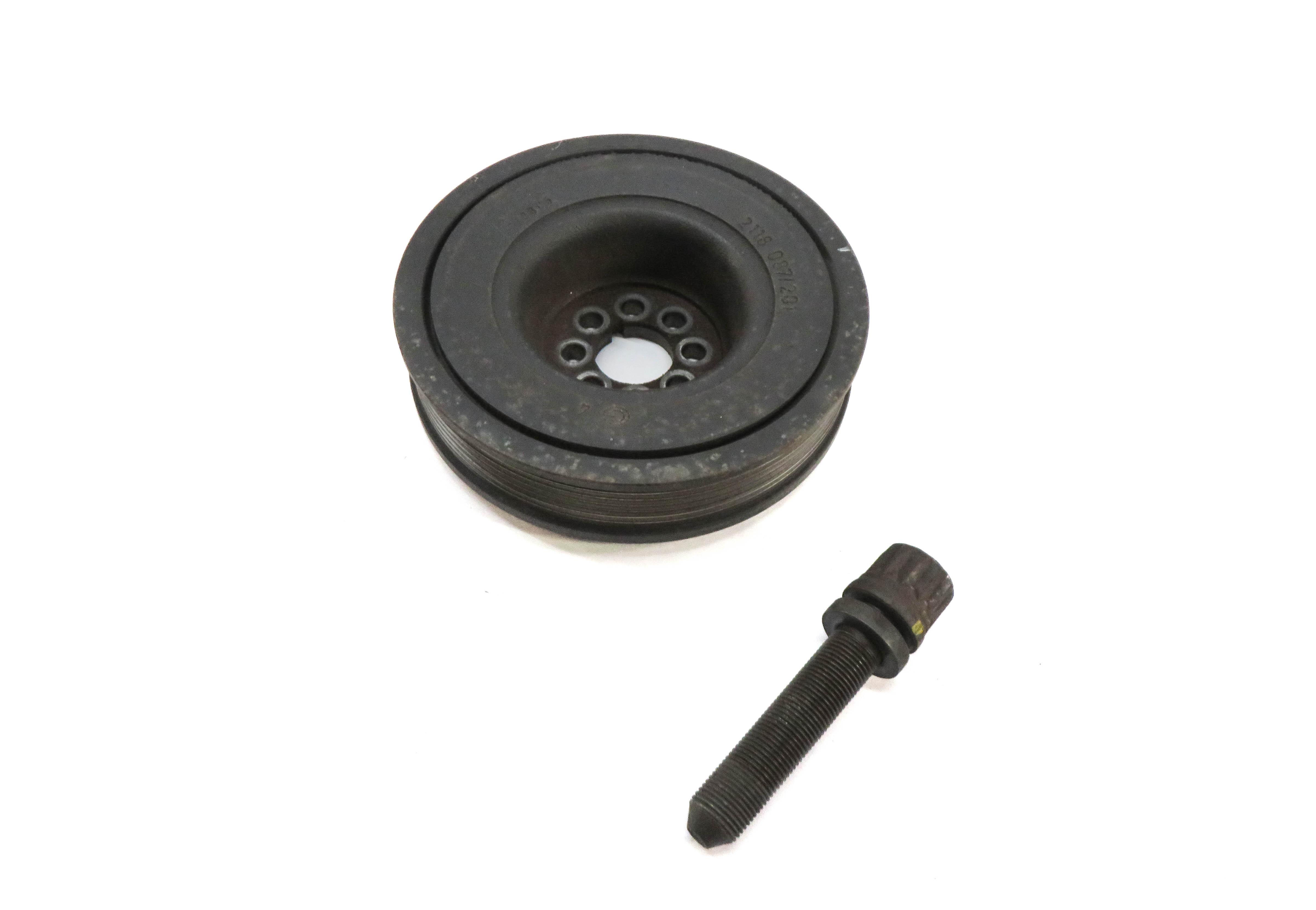 03-07 VW PHAETON TOUAREG / AUDI A8 (D3) 4.2L V8 HARMONIC BALANCER CRANK PULLEY — exact item pictured