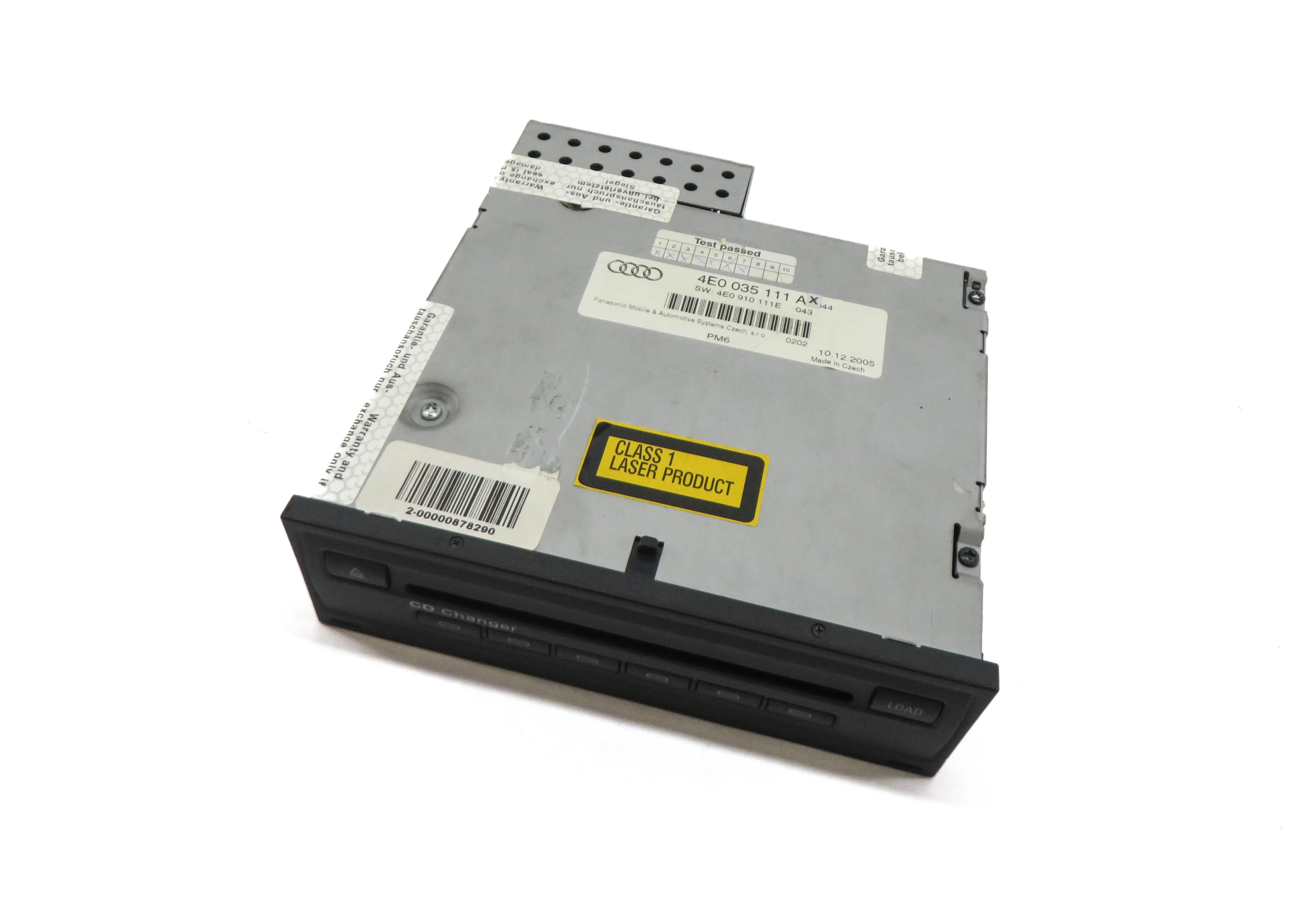 2003-2009 AUDI A6 S6 A8 (C5 D3) RADIO STEREO 6-DISC CD CHANGER PLAYER READER — exact item pictured