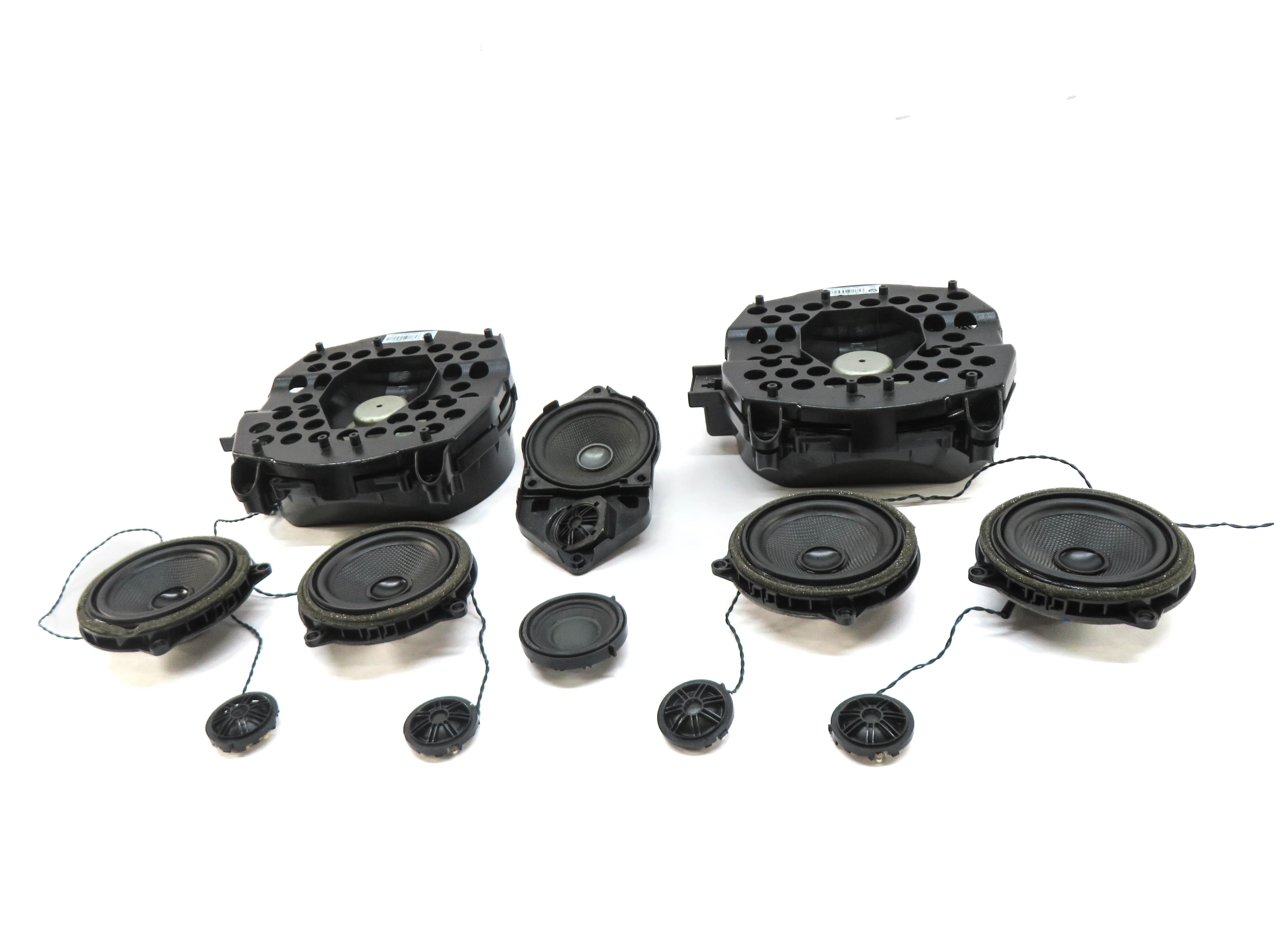 2011 BMW X3 (F25) RADIO STEREO AUDIO SUB SUBWOOFER TWEETER SPEAKER SET — exact item pictured