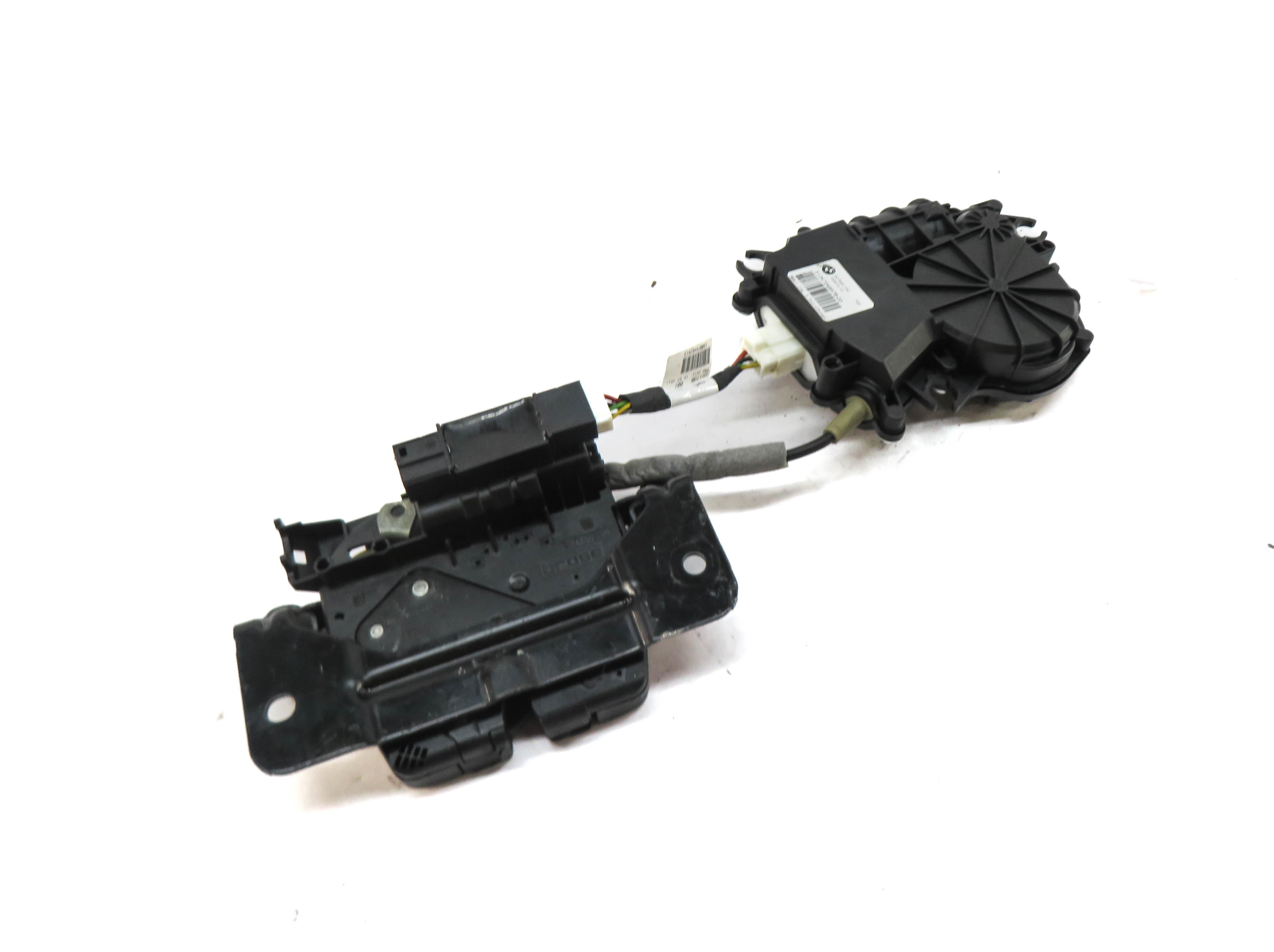 2011 BMW X3 (F25) REAR TRUNK LOCK LATCH ACTUATOR w/ SOFT CLOSE MOTOR — exact item pictured