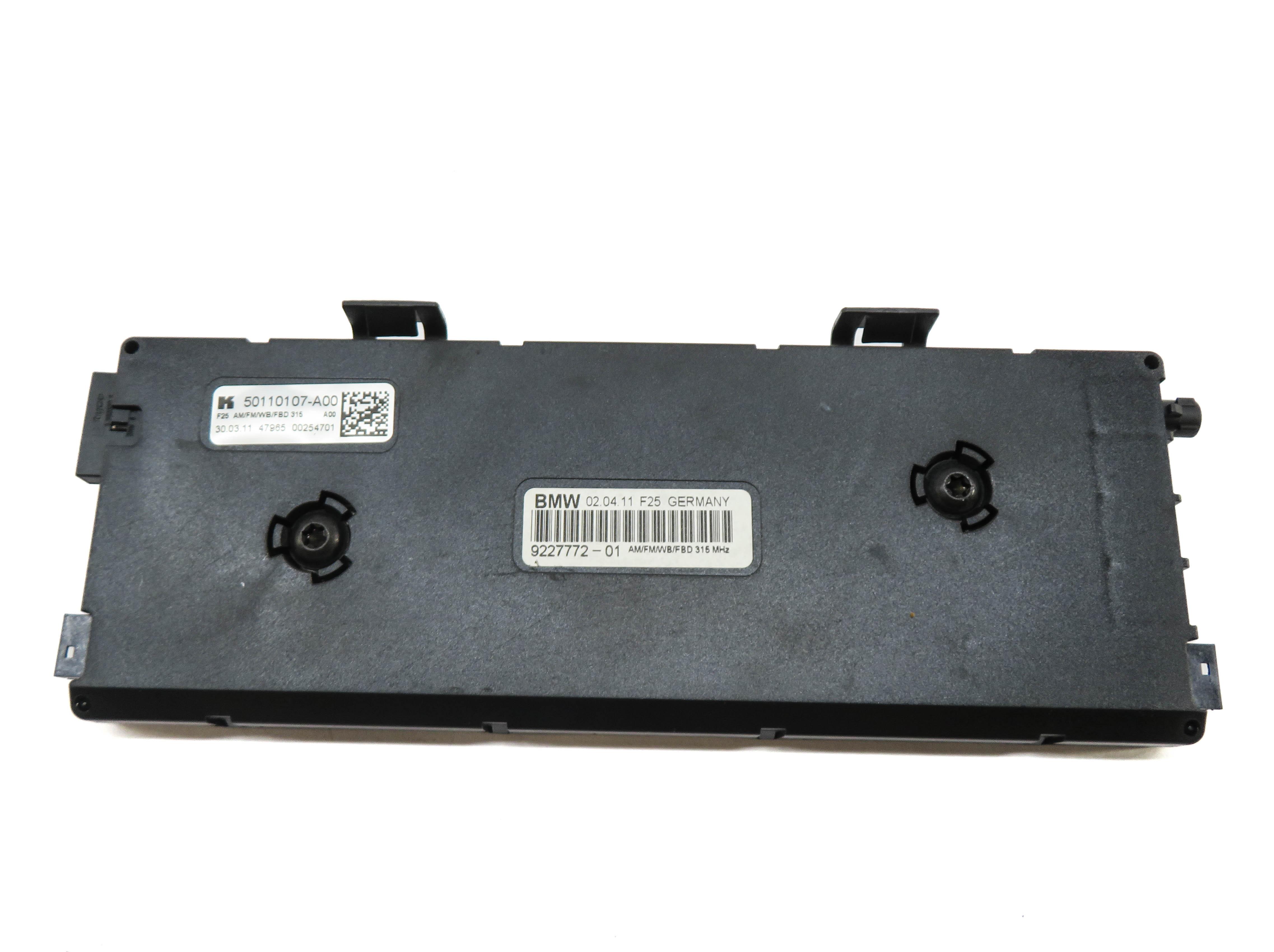 2011 BMW X3 (F25) RADIO STEREO DIVERSITY ANTENNA AMP AMPLIFIER — exact item pictured