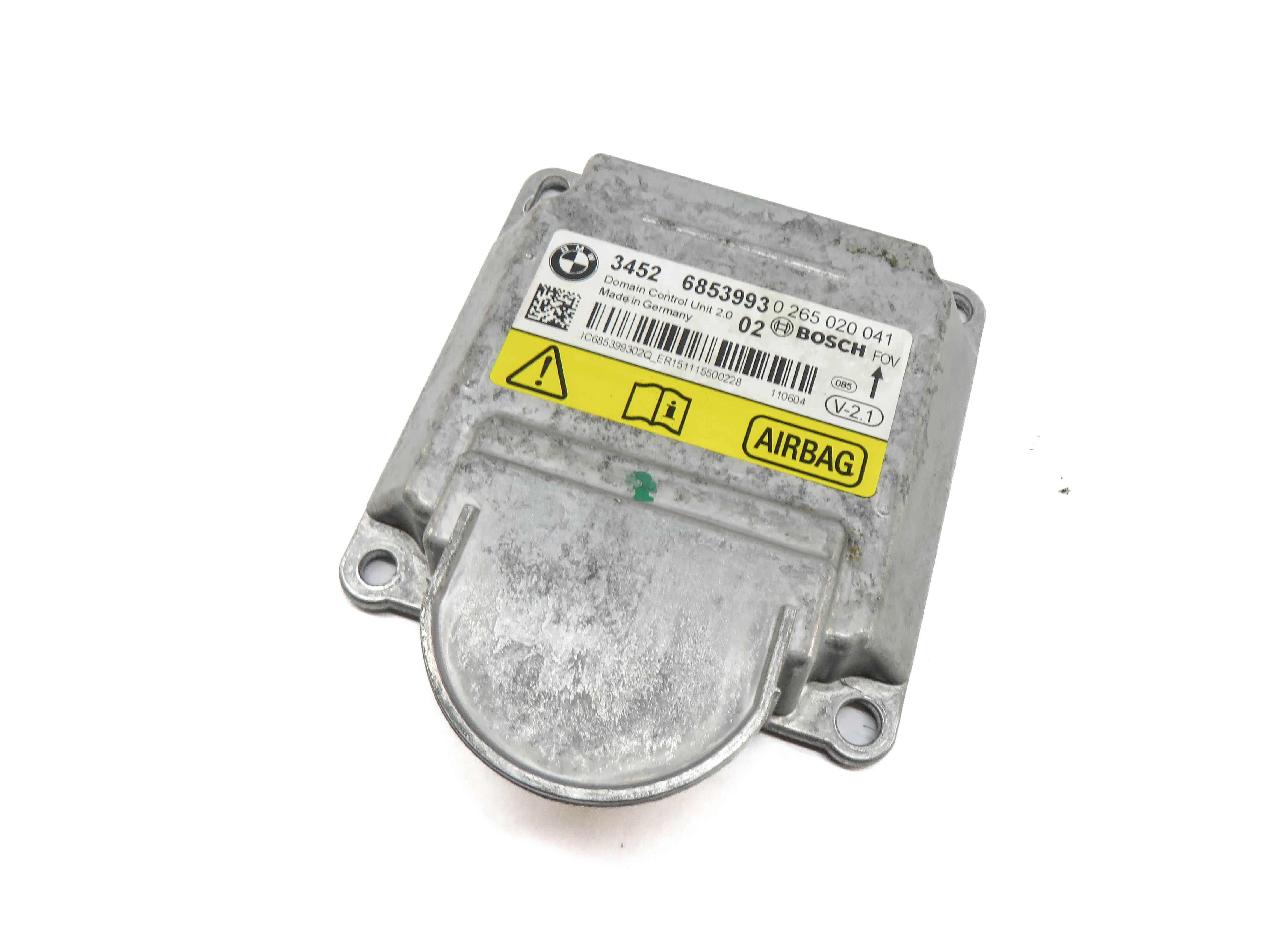 12-21 BMW 2 3 4 5 6 7 X3 X4 X5 X6 (F22 F30 F32 F10 F15 F16 F85) SRS BAG MODULE — exact item pictured