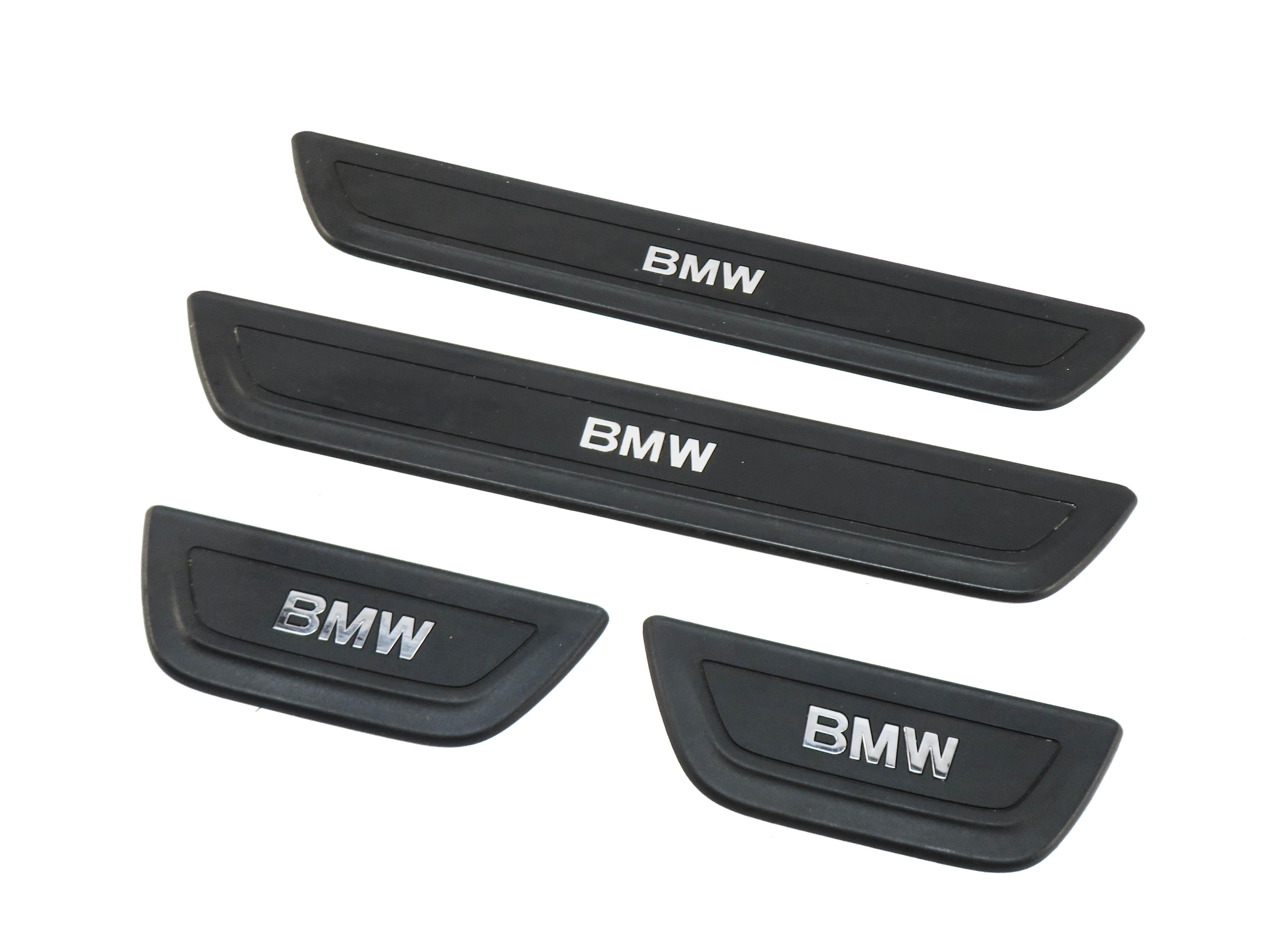 2011 BMW X3 (F25) FRONT & REAR DOOR SILL SCUFF PANEL TRIM SET-4 — exact item pictured