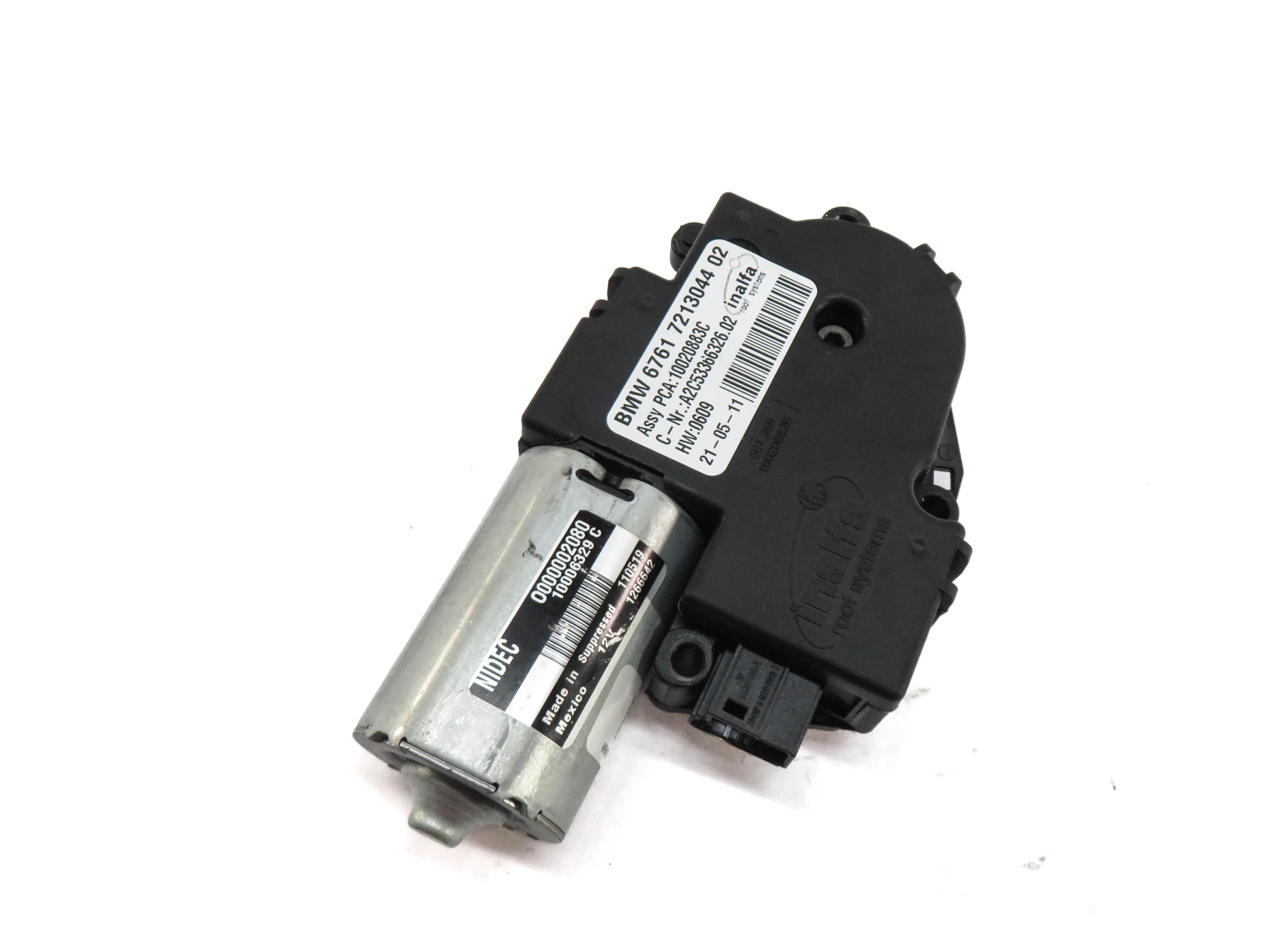 04-13 BMW X5 (E53 E70) 04-11 X3 (F25) PANORAMIC GLASS SUNROOF SUN ROOF MOTOR — exact item pictured