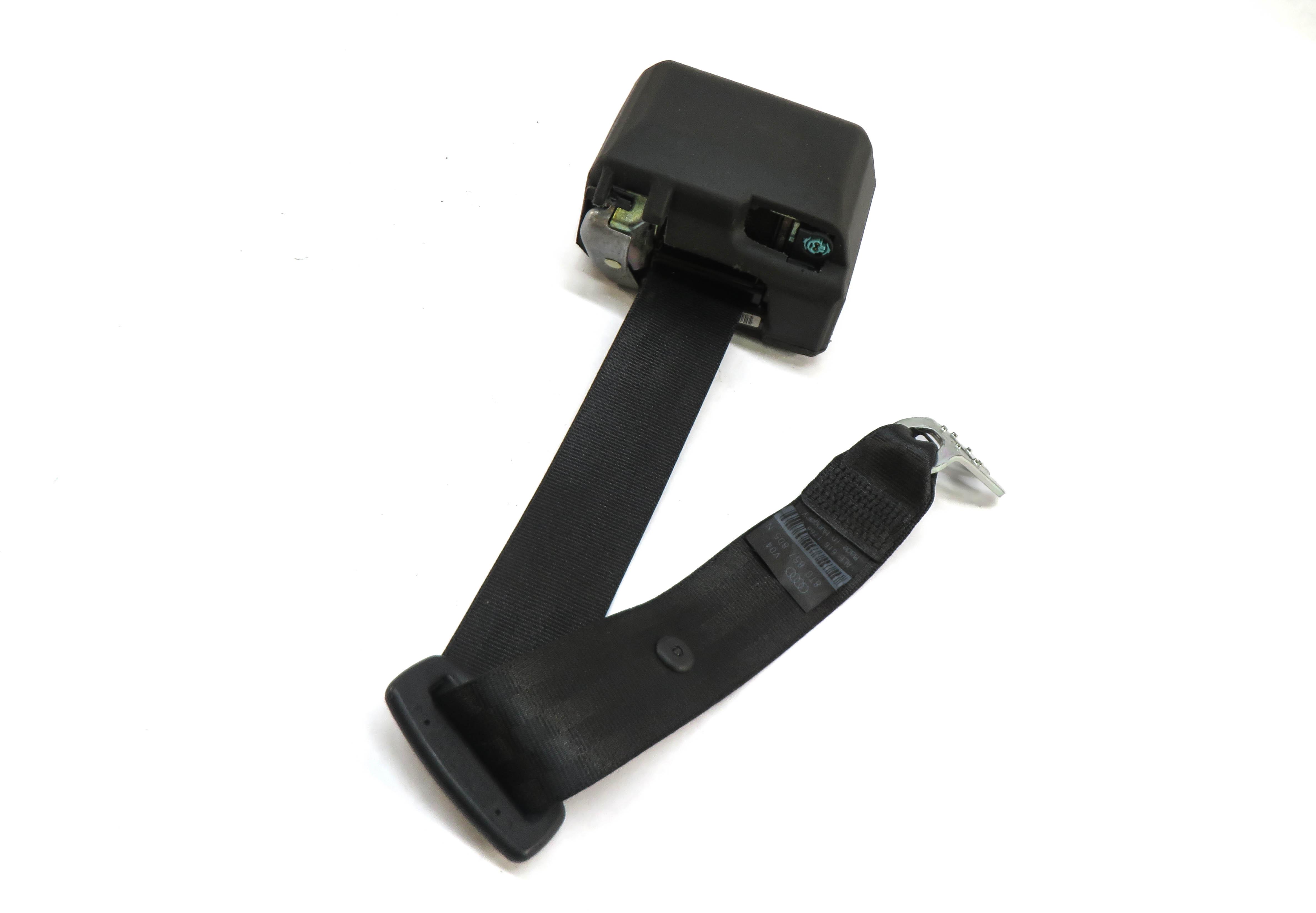 2013 AUDI S4 (B8 8K) REAR SEAT RIGHT SEATBELT RETRACTOR (BLACK) — exact item pictured