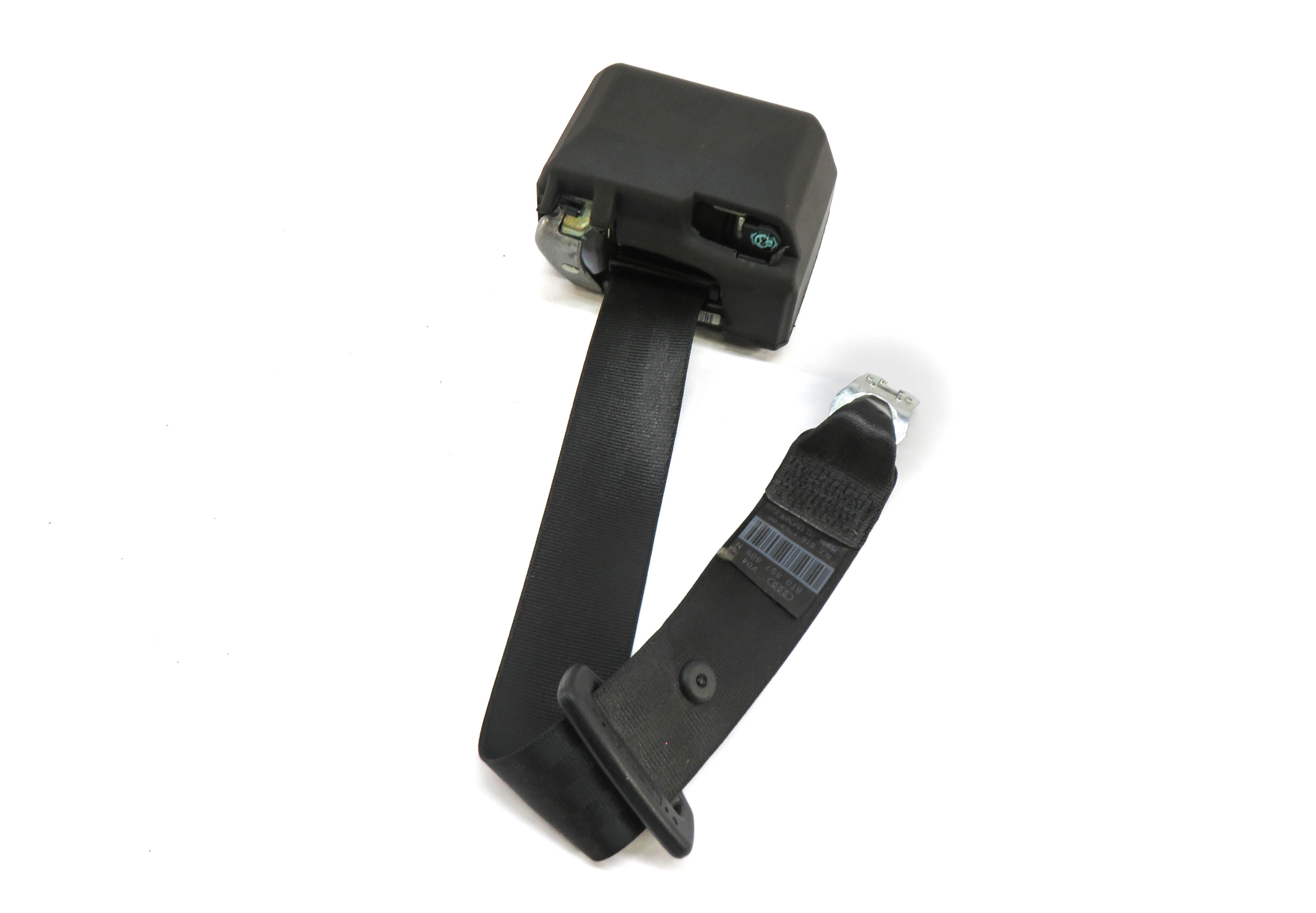 2013 AUDI S4 (B8 8K) REAR SEAT LEFT SEATBELT RETRACTOR (BLACK) — exact item pictured