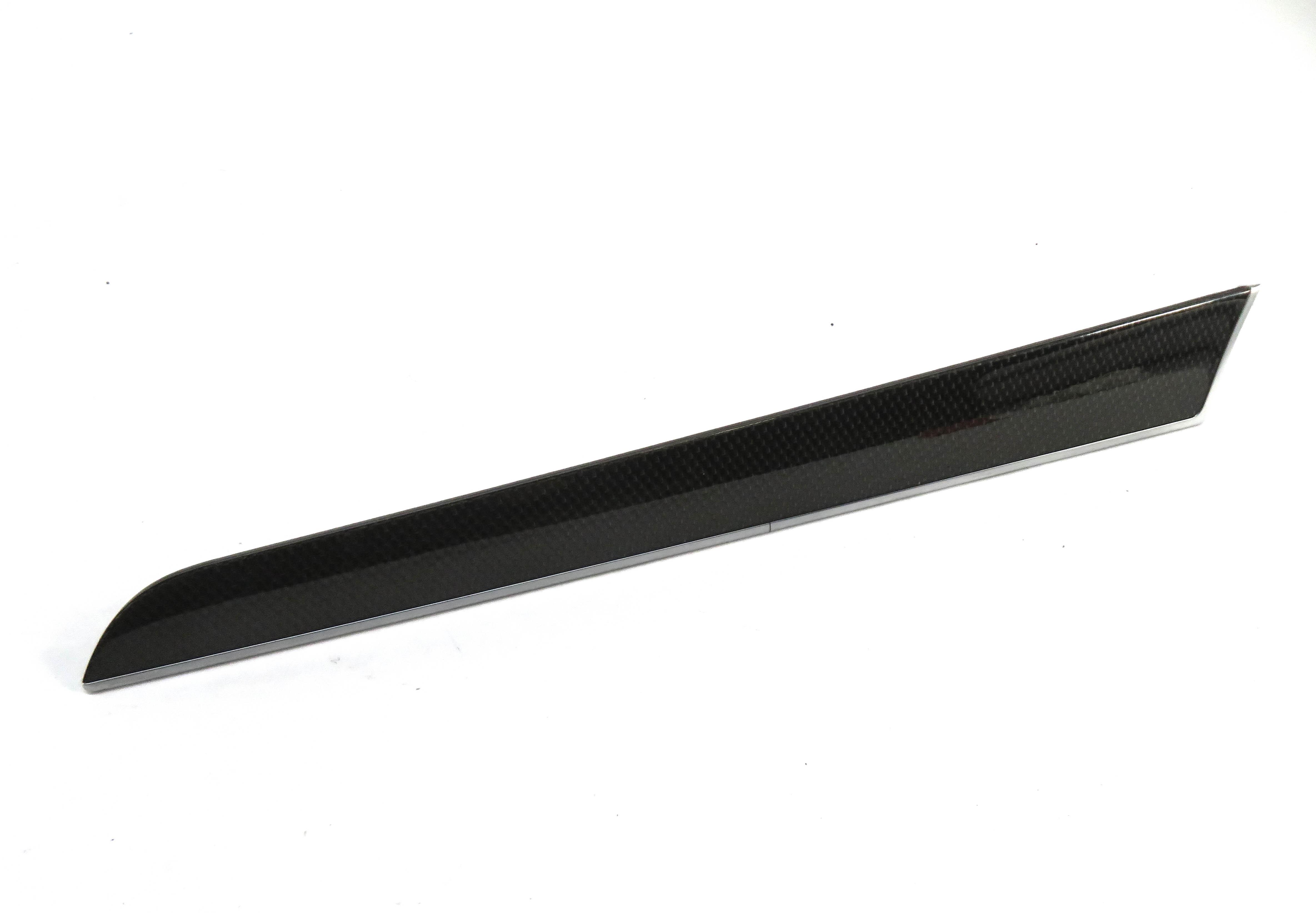 2013 AUDI S4 (B8 8K) RIGHT REAR DOOR PANEL TRIM CARBON FIBER (CARBON ATLAS 5MK) — exact item pictured