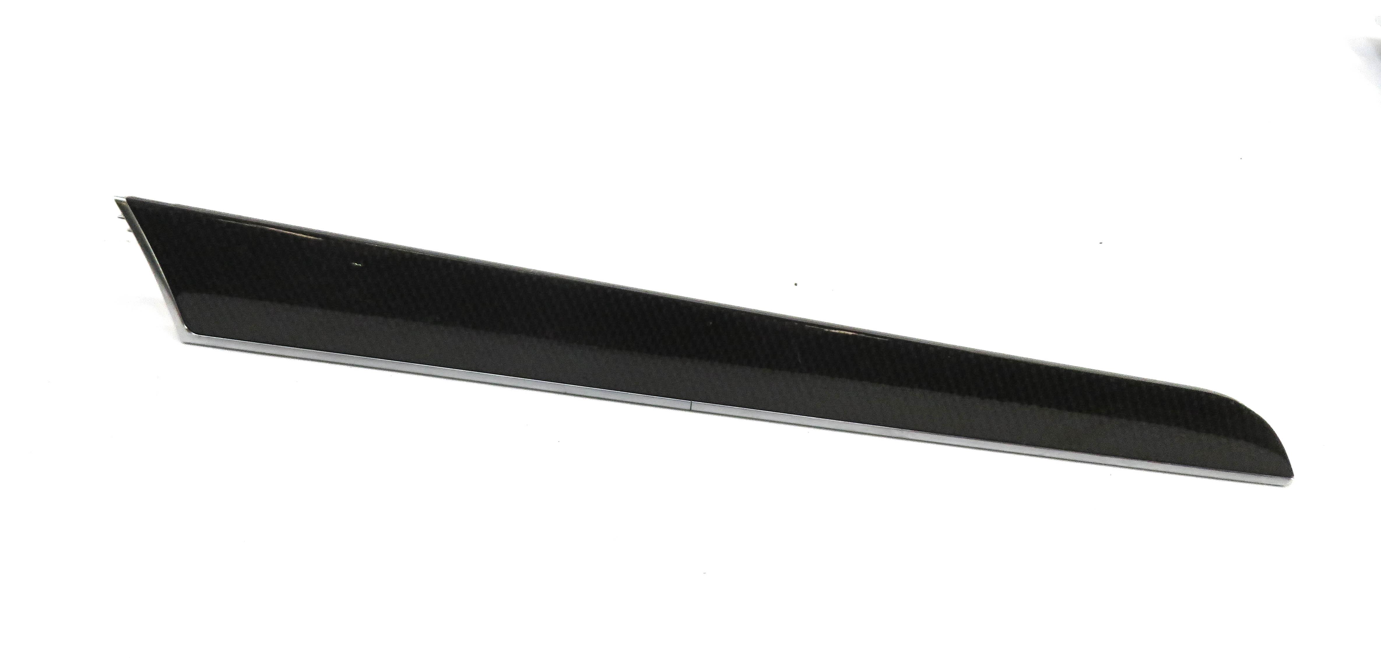 2013 AUDI S4 (B8 8K) LEFT REAR DOOR PANEL TRIM CARBON FIBER (CARBON ATLAS 5MK) — exact item pictured