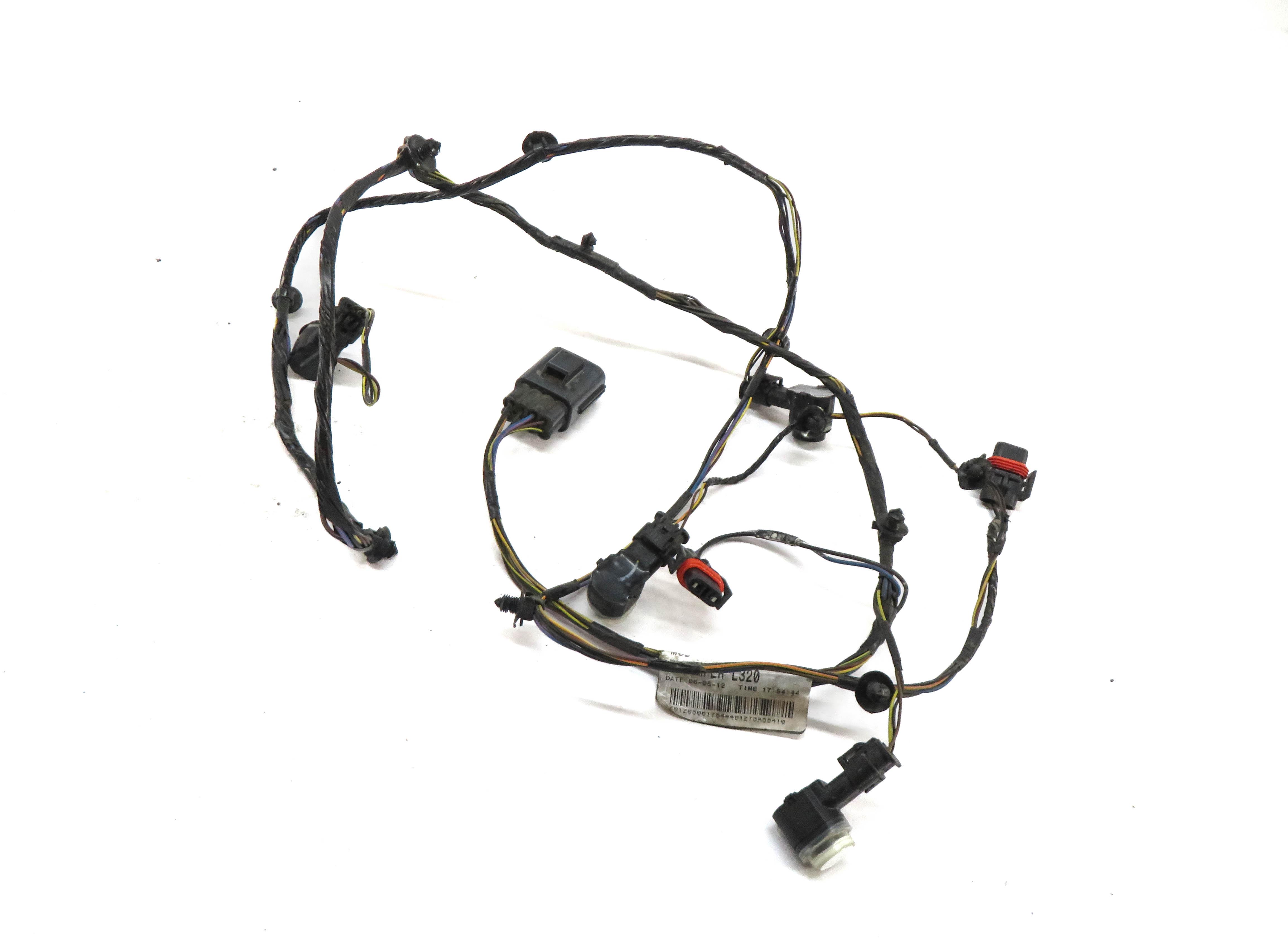 2013 RANGE ROVER SPORT (L320) FRONT PDC PARK SENSOR SET w/ HARNESS (FUJI WHTIE) — exact item pictured