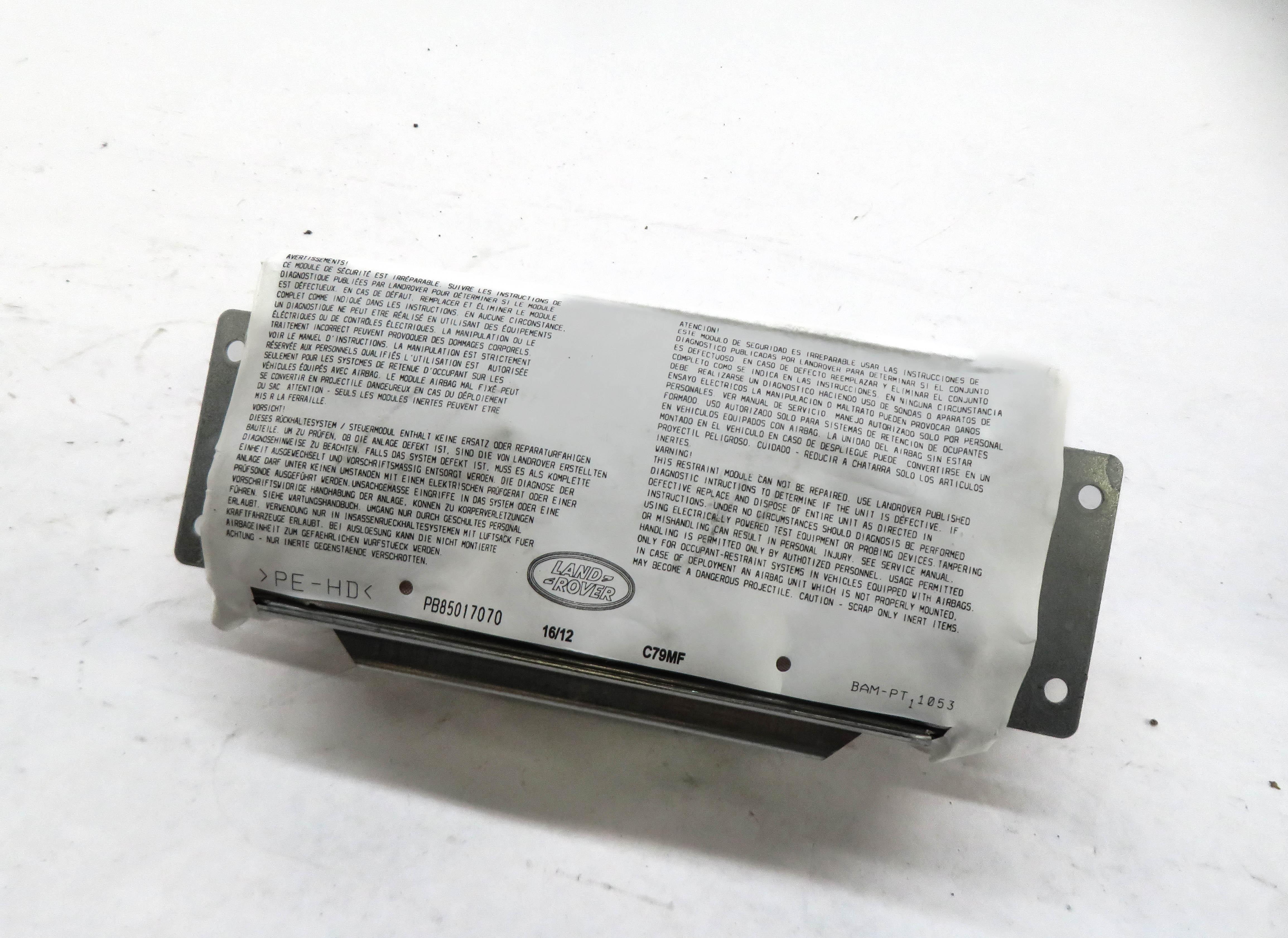 2010-2016 LAND ROVER LR4 - RANGE ROVER SPORT (L320) RIGHT PASSENGER DASH AIRBAG — exact item pictured