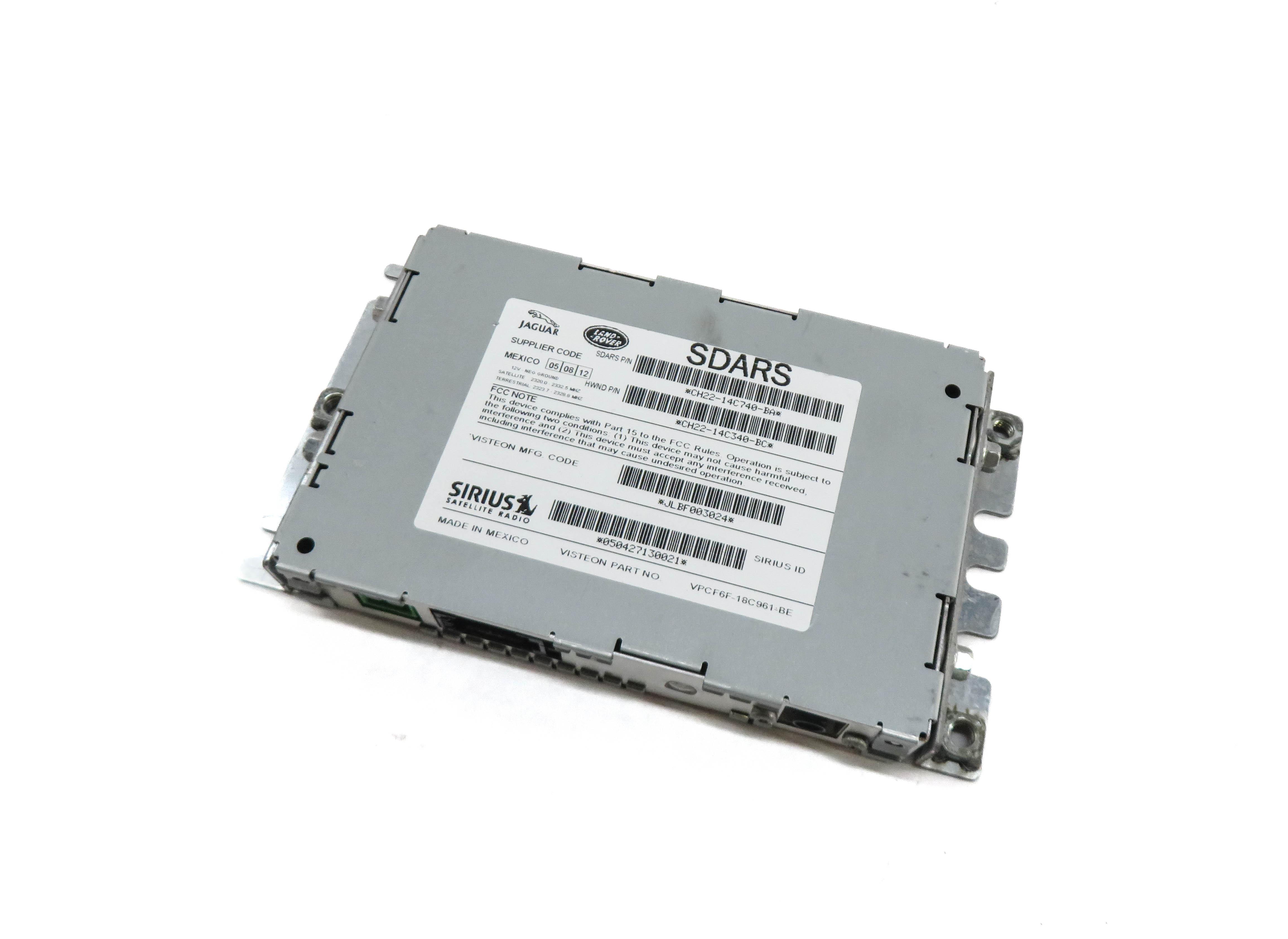 2012-2013 LR4 RANGE ROVER SPORT EVOQUE (L320 L538) SIRIUS SATELLITE RADIO MODULE — exact item pictured