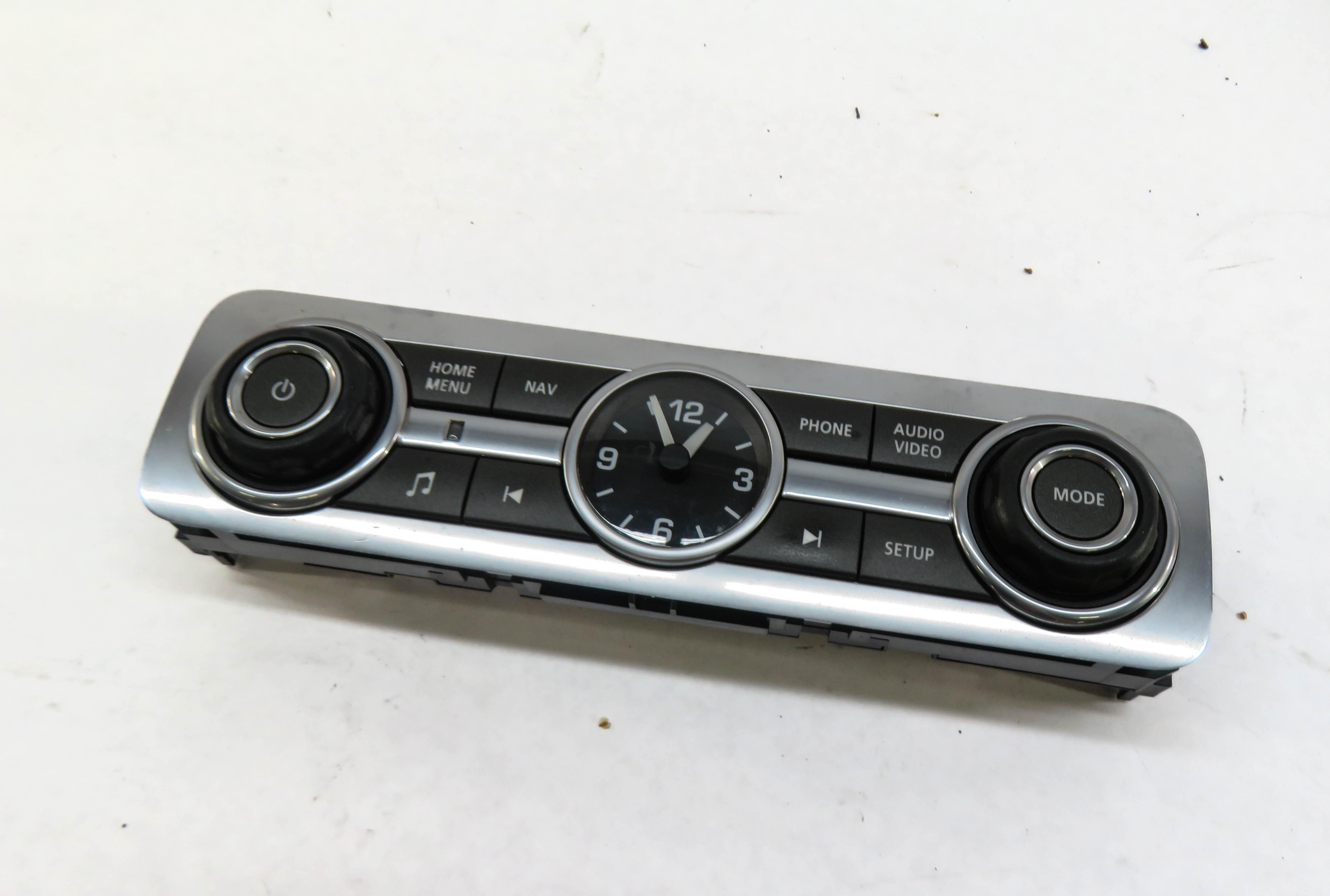 10-16 LR4 RANGE ROVER SPORT L320 RADIO NAVIGATION PHONE VIDEO CLOCK INFO SWITCH — exact item pictured
