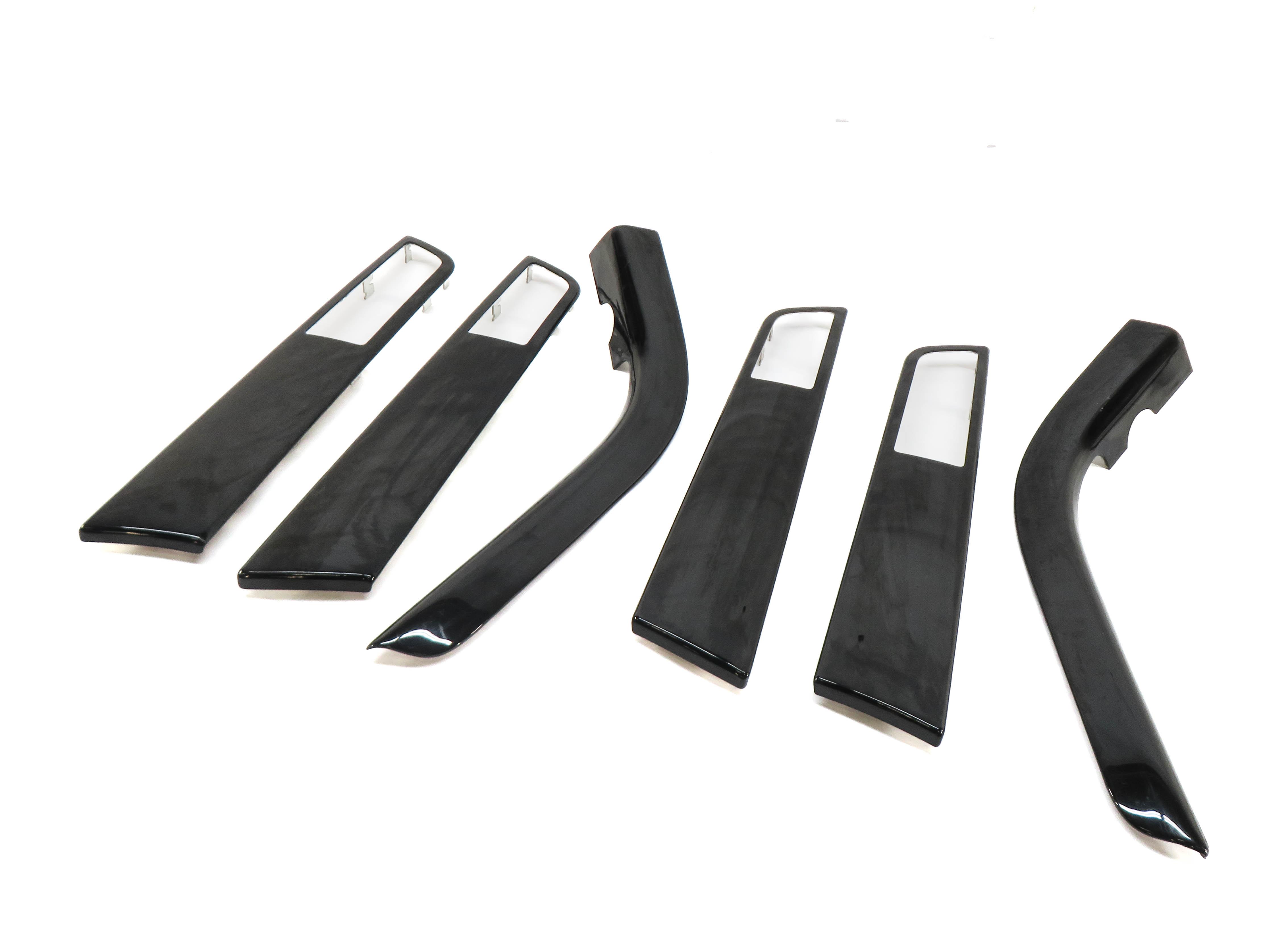 10 RANGE ROVER SPORT L320 FRONT REAR LEFT RIGHT DOOR & CONSOLE BLACK TRIM SET — exact item pictured