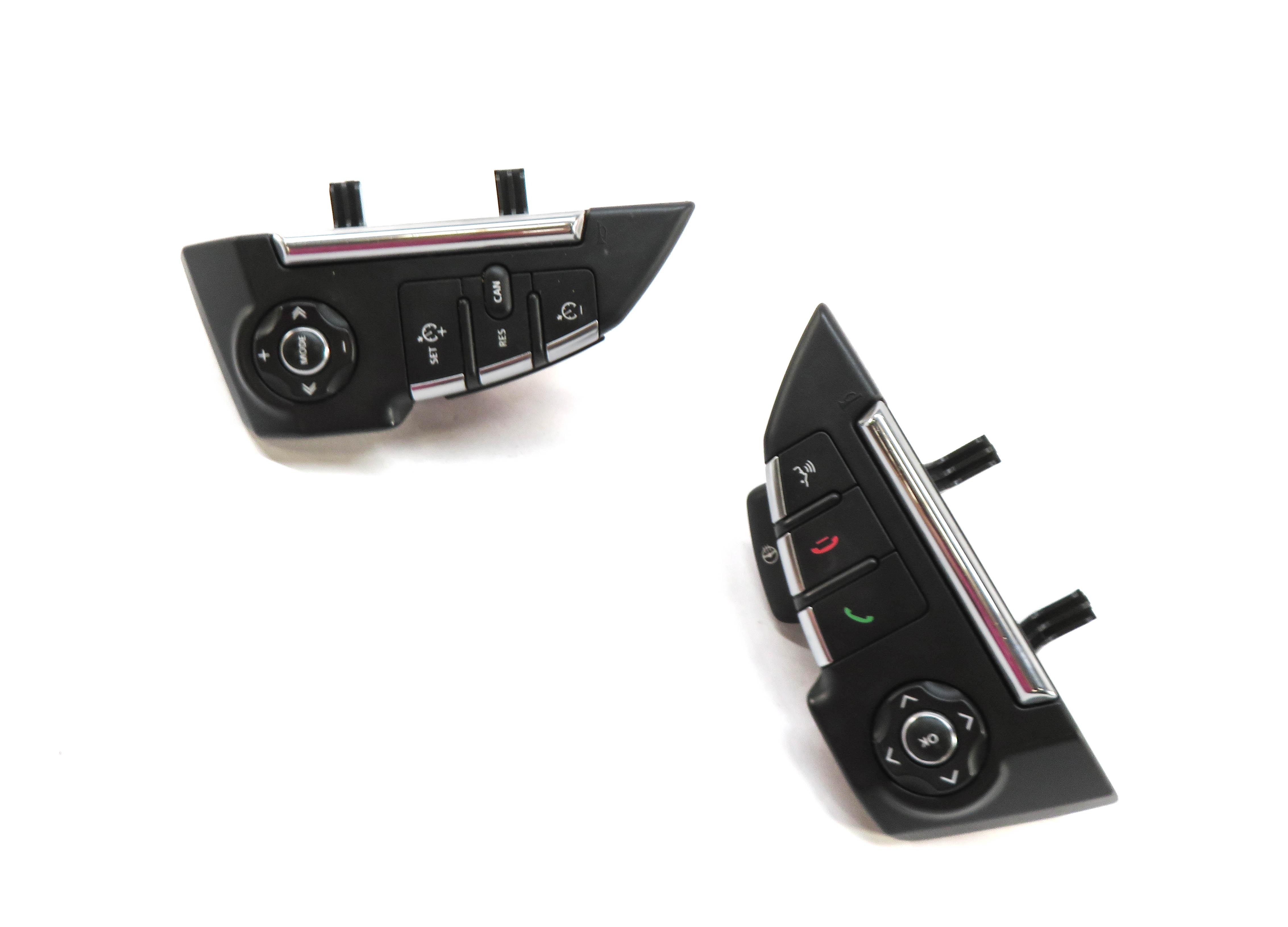 2010 RANGE ROVER SPORT (L320) STEERING WHEEL LEFT & RIGHT CONTROL SWITCH SET/2 — exact item pictured