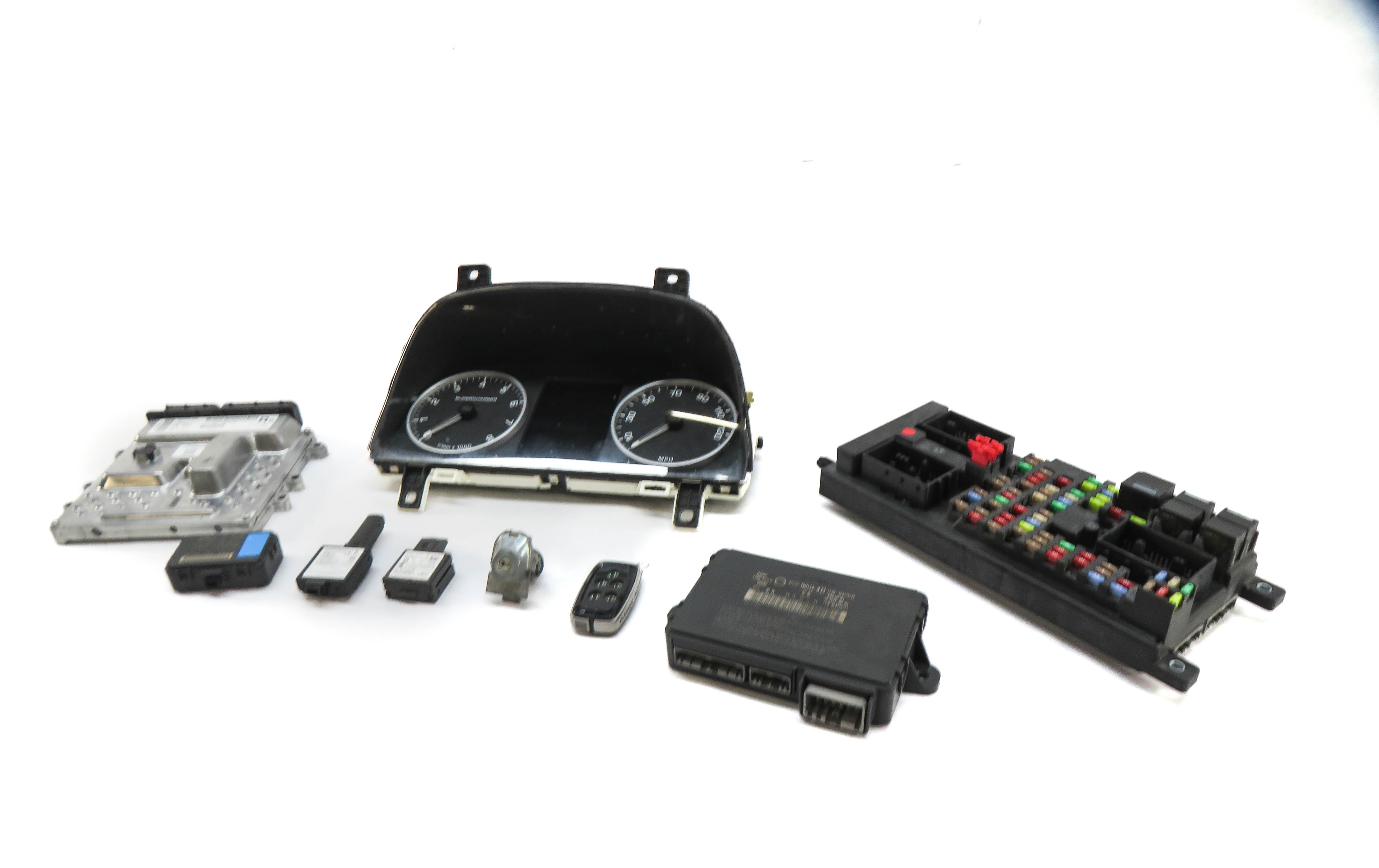 10-11 RANGE ROVER SPORT L320 KEY 5.0L SUPER ENGINE MODULE SET w/ PASSIVE ENTRY — exact item pictured