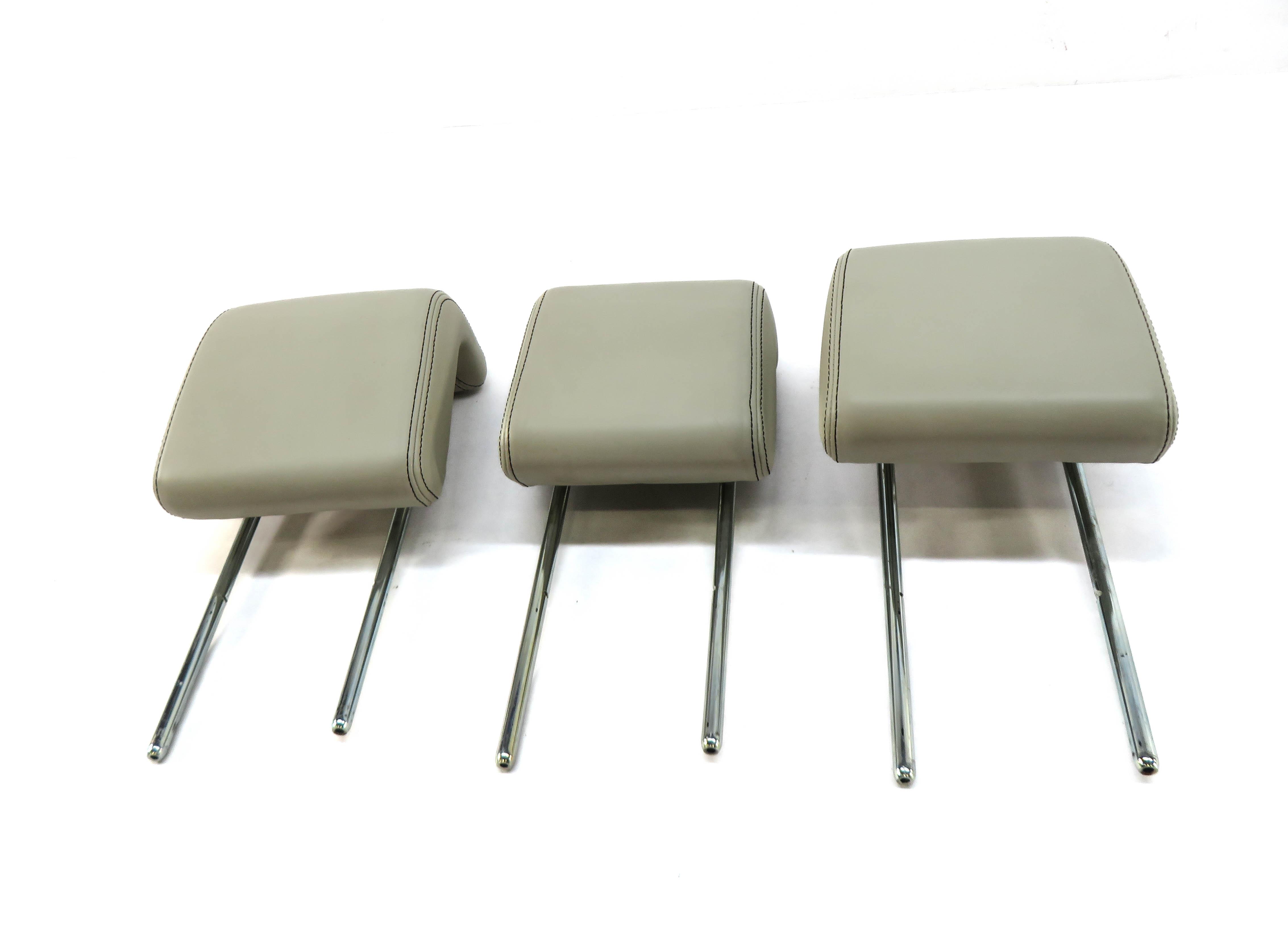 2010 RANGE ROVER SPORT (L320) REAR LEFT RIGHT CENTER HEADREST SET IVORY LEATHER — exact item pictured