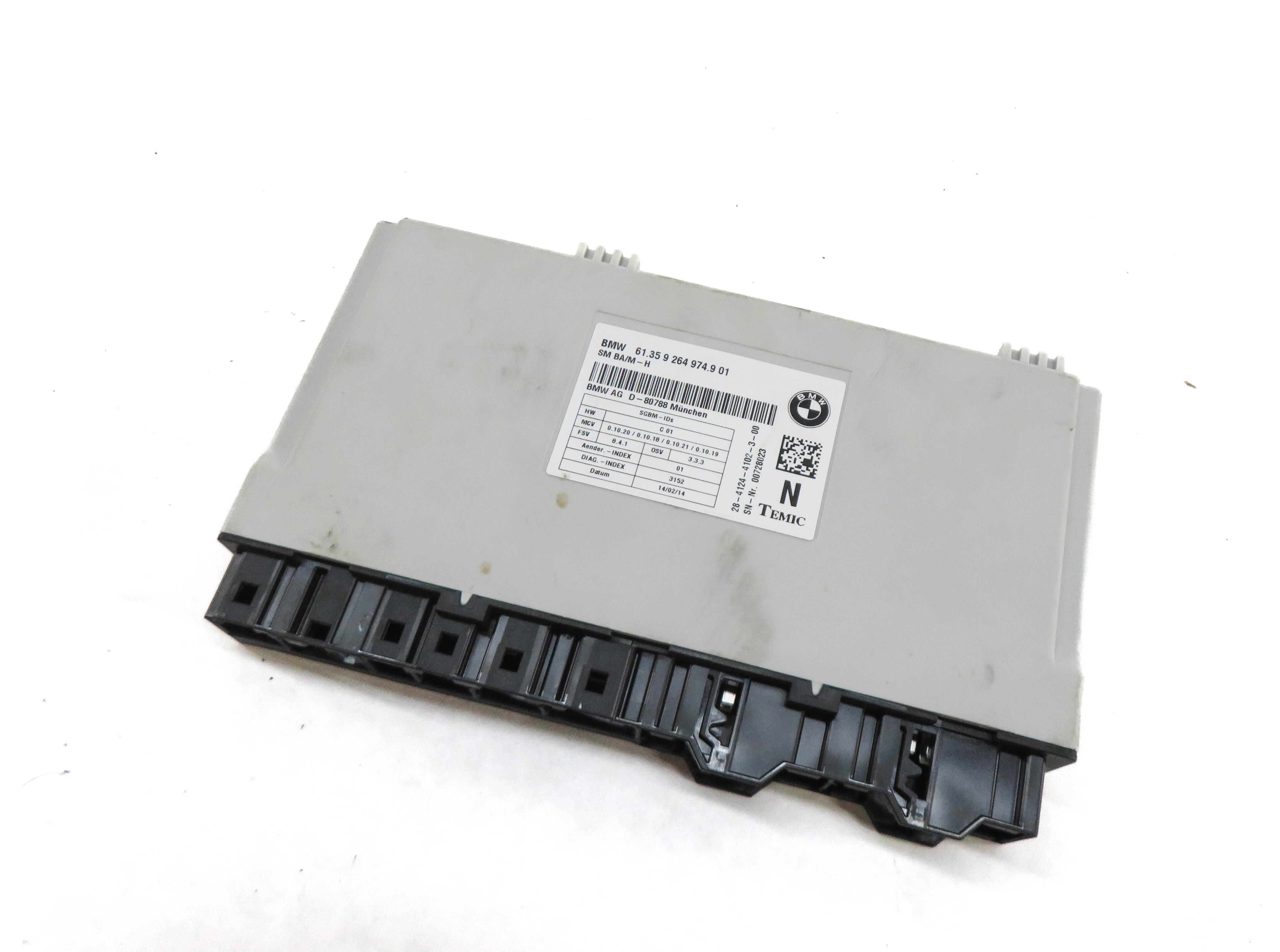 2010-2016 BMW 128i 328i 335i M3 X1 X5 X6 Z4 - FRONT MEMORY SEAT CONTROL MODULE — exact item pictured