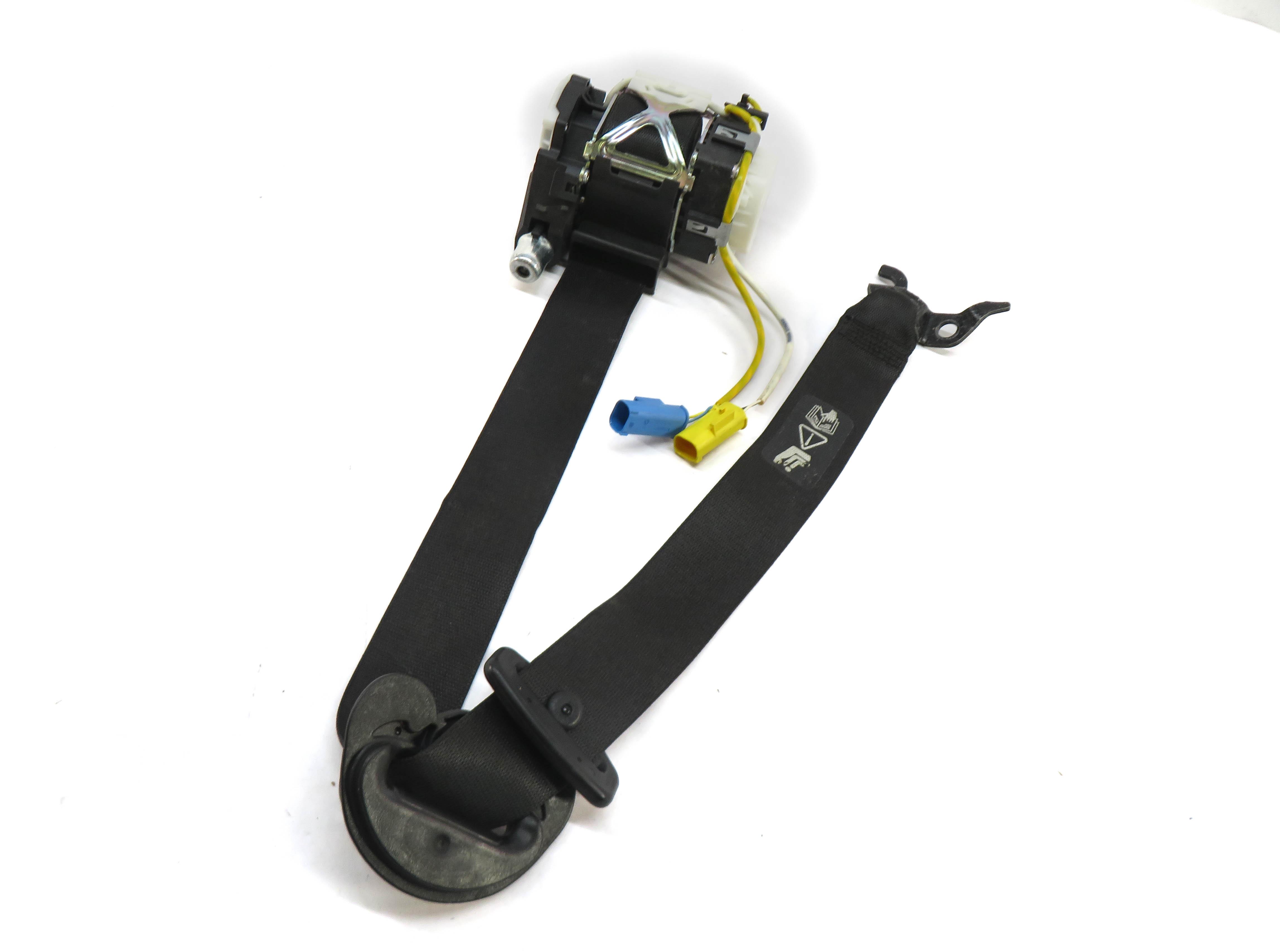 2012-2015 BMW X1 (E84) RIGHT FRONT PASSENGER SEATBELT BUCKLE RETRACTOR (BLACK) — exact item pictured