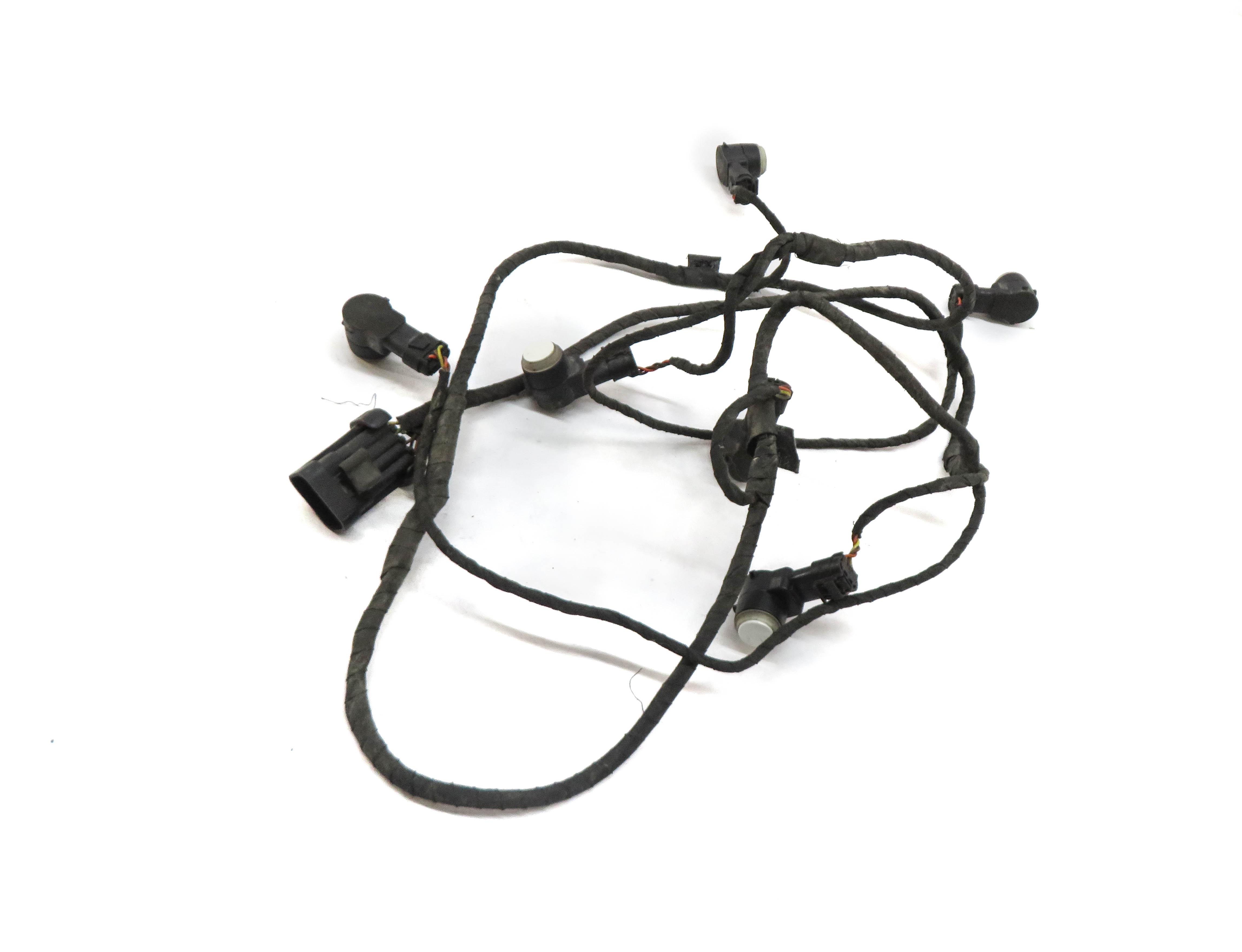 2011 MERCEDES GL350 (X164) REAR PDC PARK SENSOR SET w/ HARNESS (DIAMOND WHITE) — exact item pictured