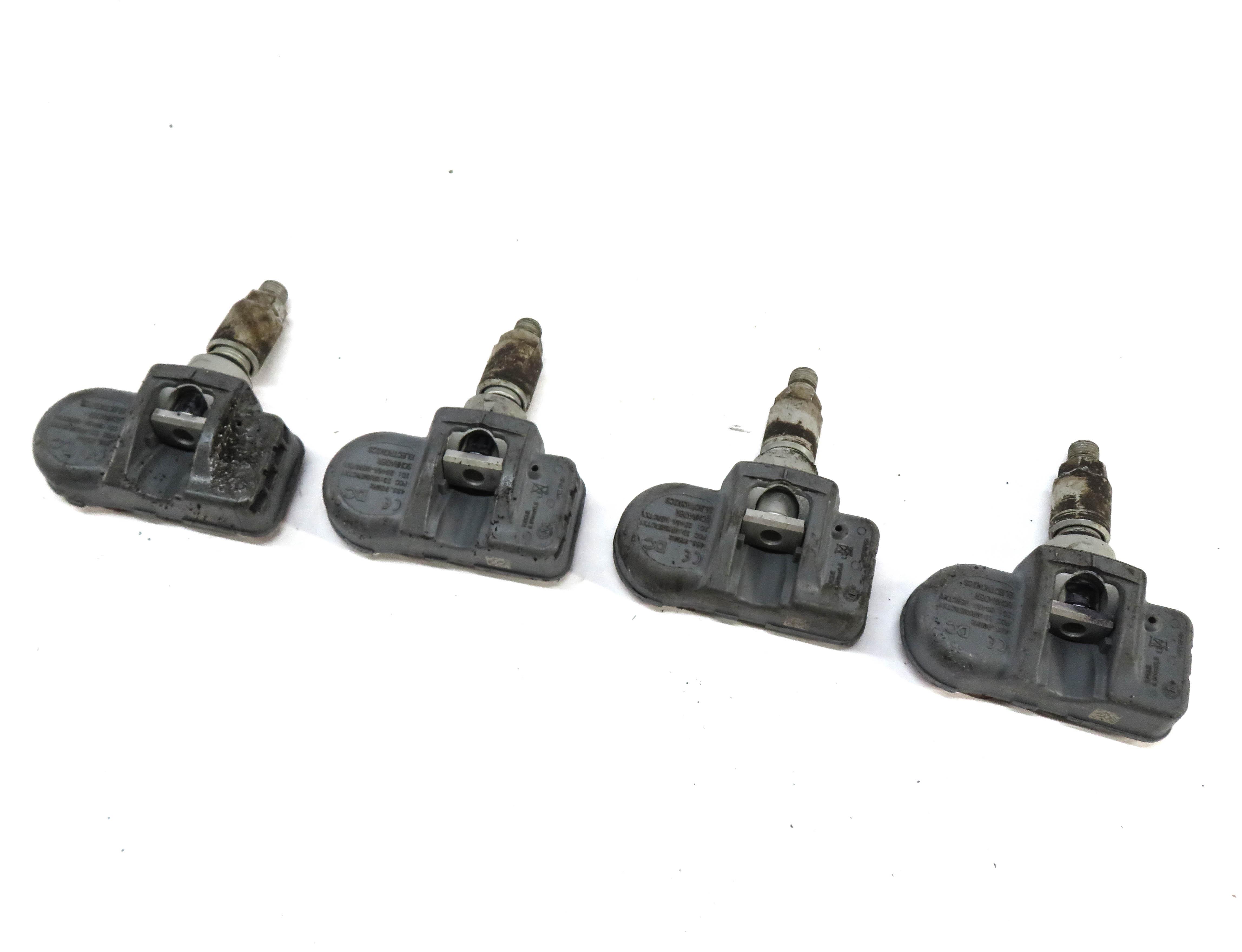 2011 MERCEDES GL350 (X164) TPMS TIRE AIR PRESSURE SENSOR SET-4 — exact item pictured