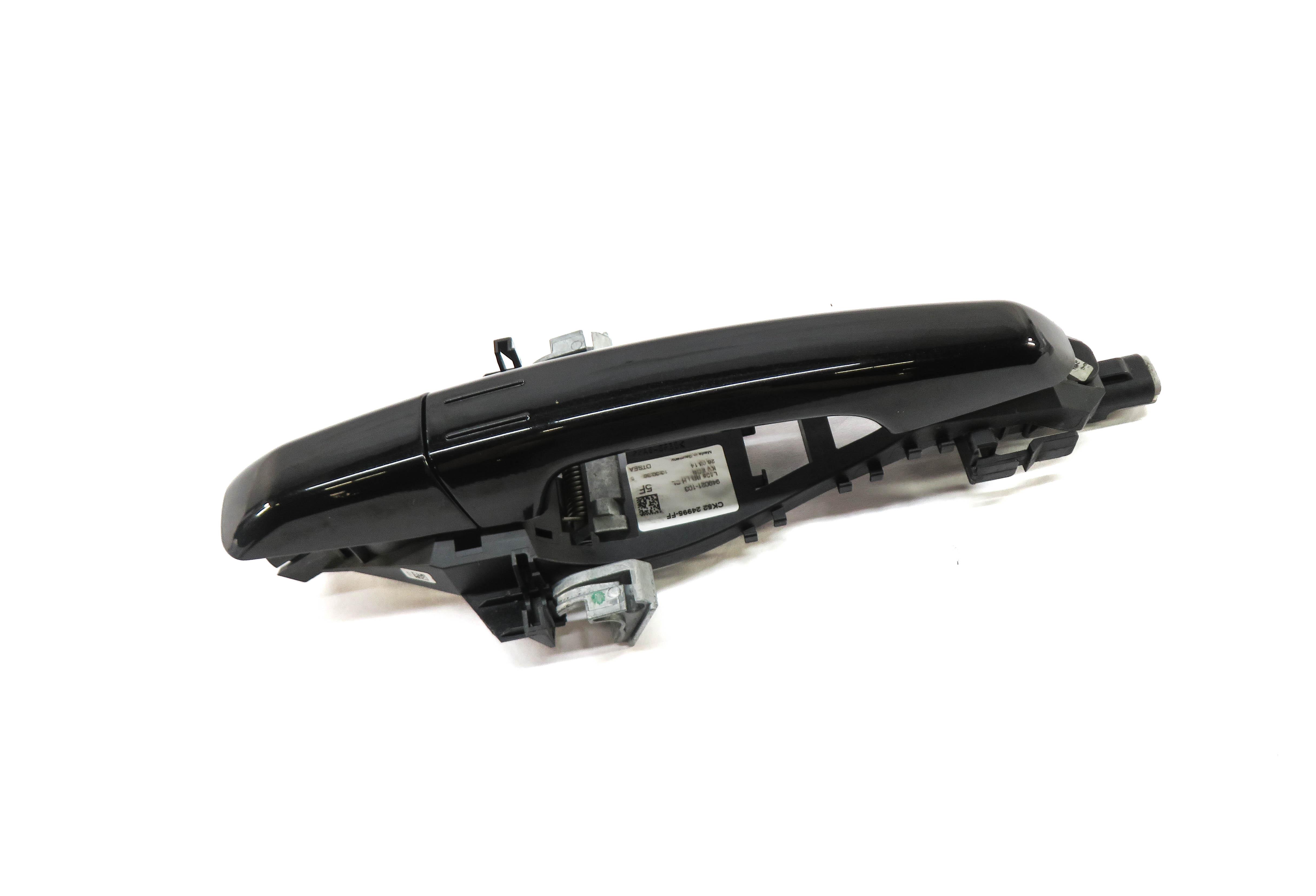12-17 RANGE ROVER SPORT EVOQUE (L405 L494) LEFT REAR PASSIVE DOOR HANDLE (BLACK) — exact item pictured