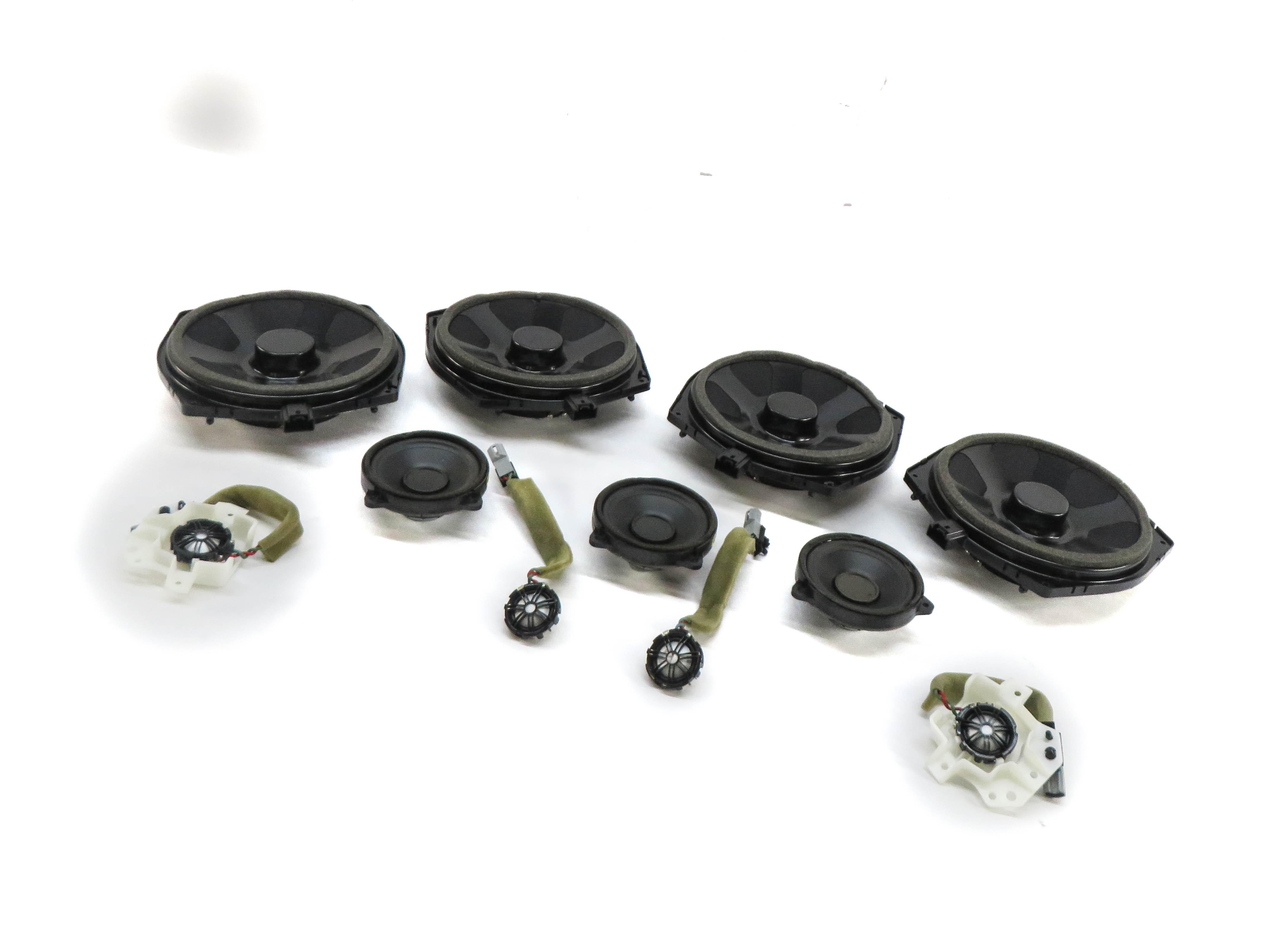 2014 RANGE ROVER (L405) RADIO STEREO AUDIO SUB SUBWOOFER TWEETER SPEAKER SET-11 — exact item pictured