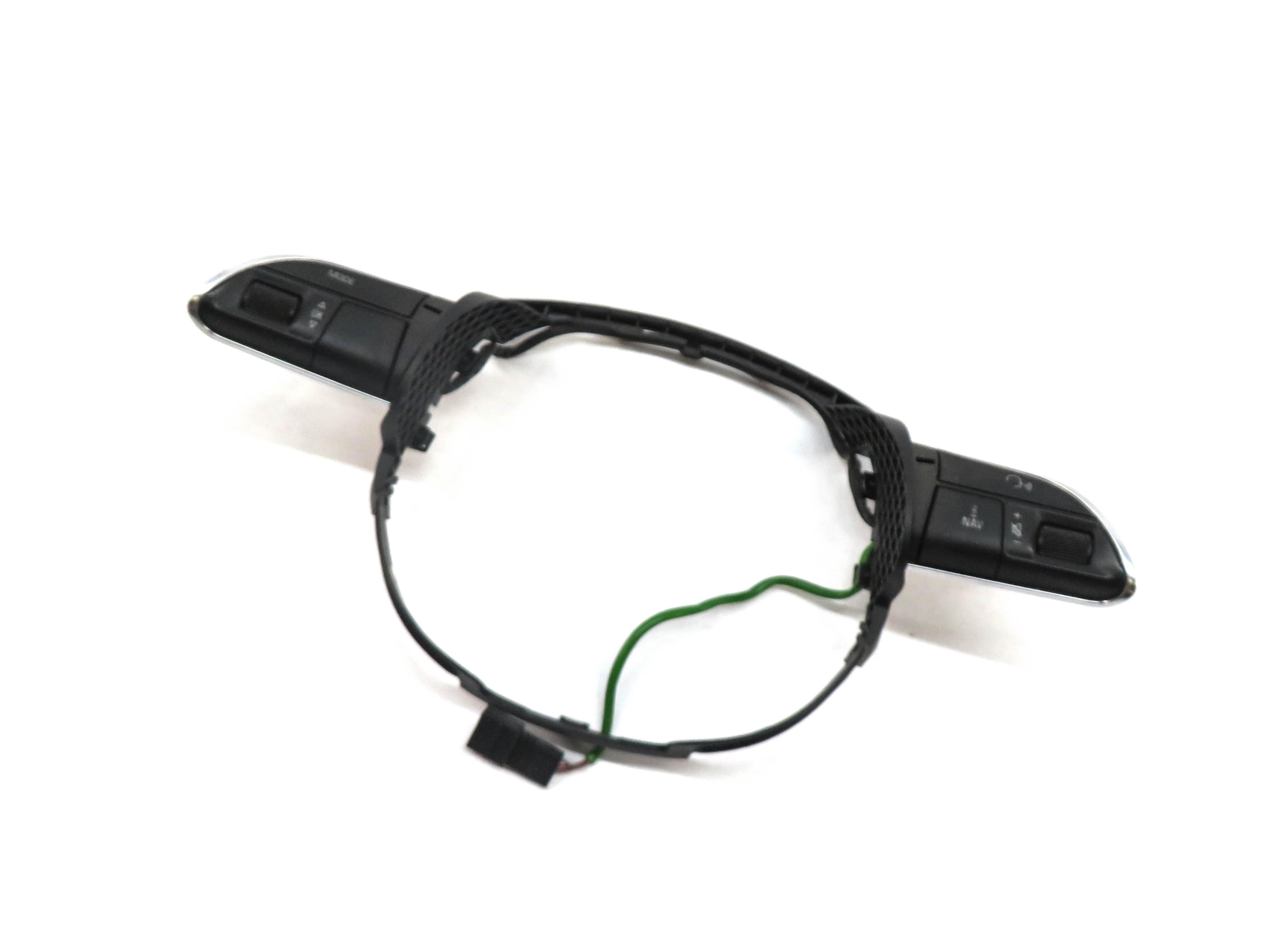 2013 AUDI Q5 (B8 8R) STEERING WHEEL SWITCH BUTTON SET w/ TRIM — exact item pictured