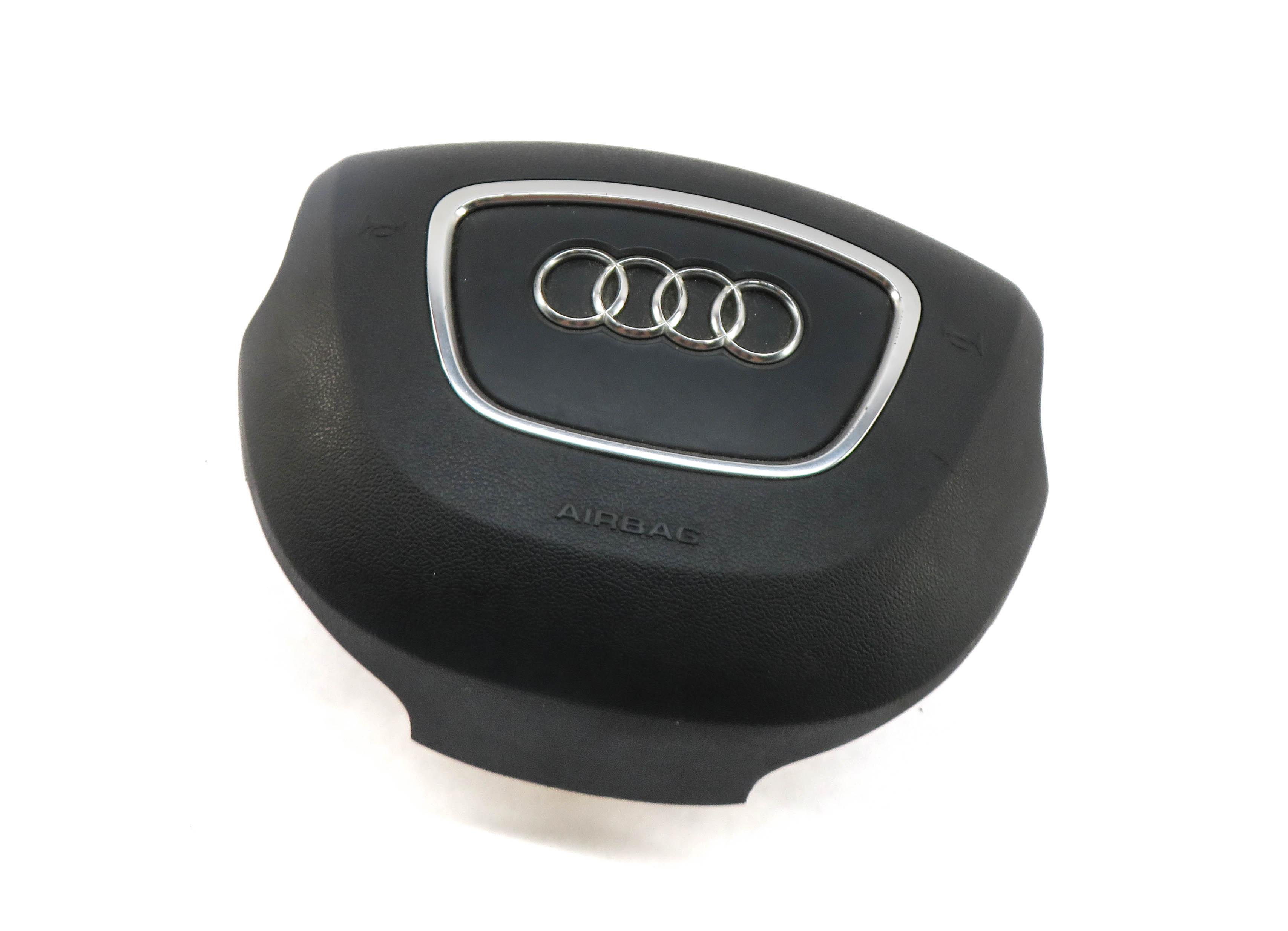 2013-2017 AUDI Q5 SQ5 (B8 8R) STEERING WHEEL AIRBAG AIR BAG (BLACK / NON SPORT) — exact item pictured