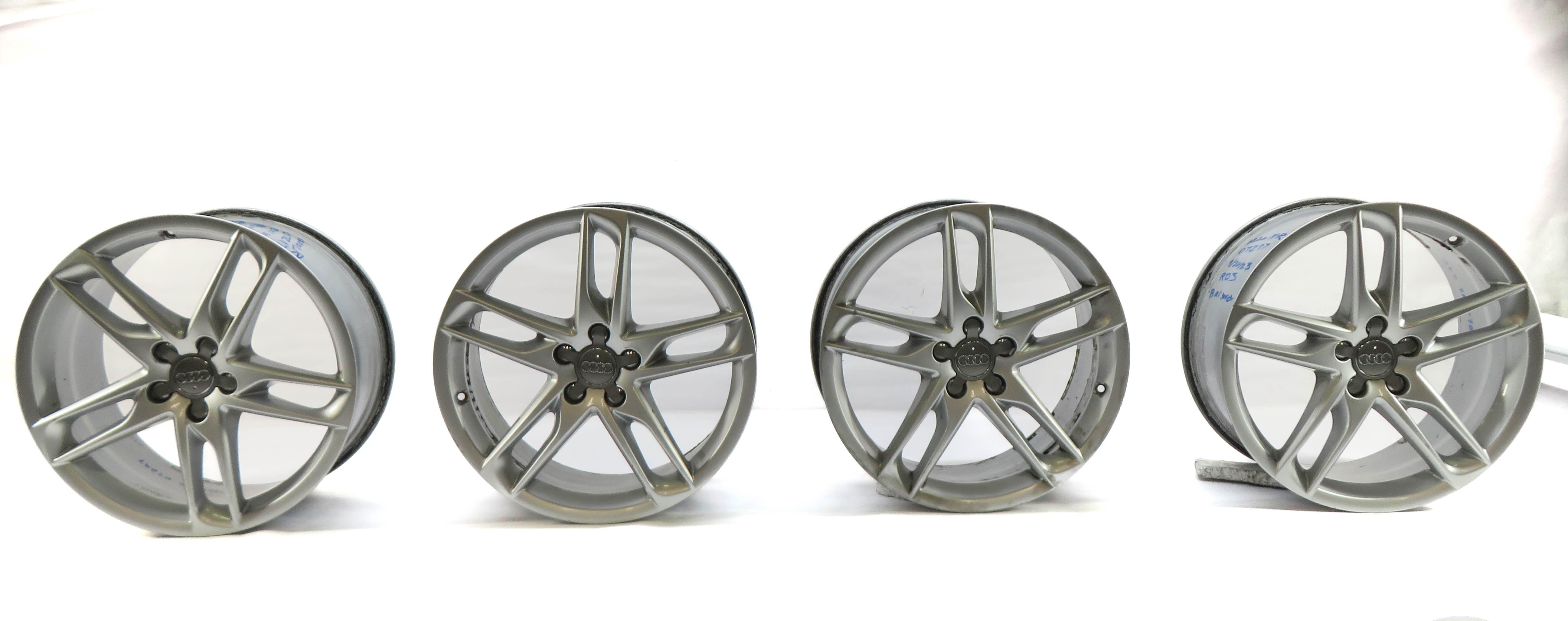 2013-2017 AUDI Q5 (B8 8R) 19x8 5-SPOKE ALUMINUM ALLOY WHEEL RIM SET-4 — exact item pictured