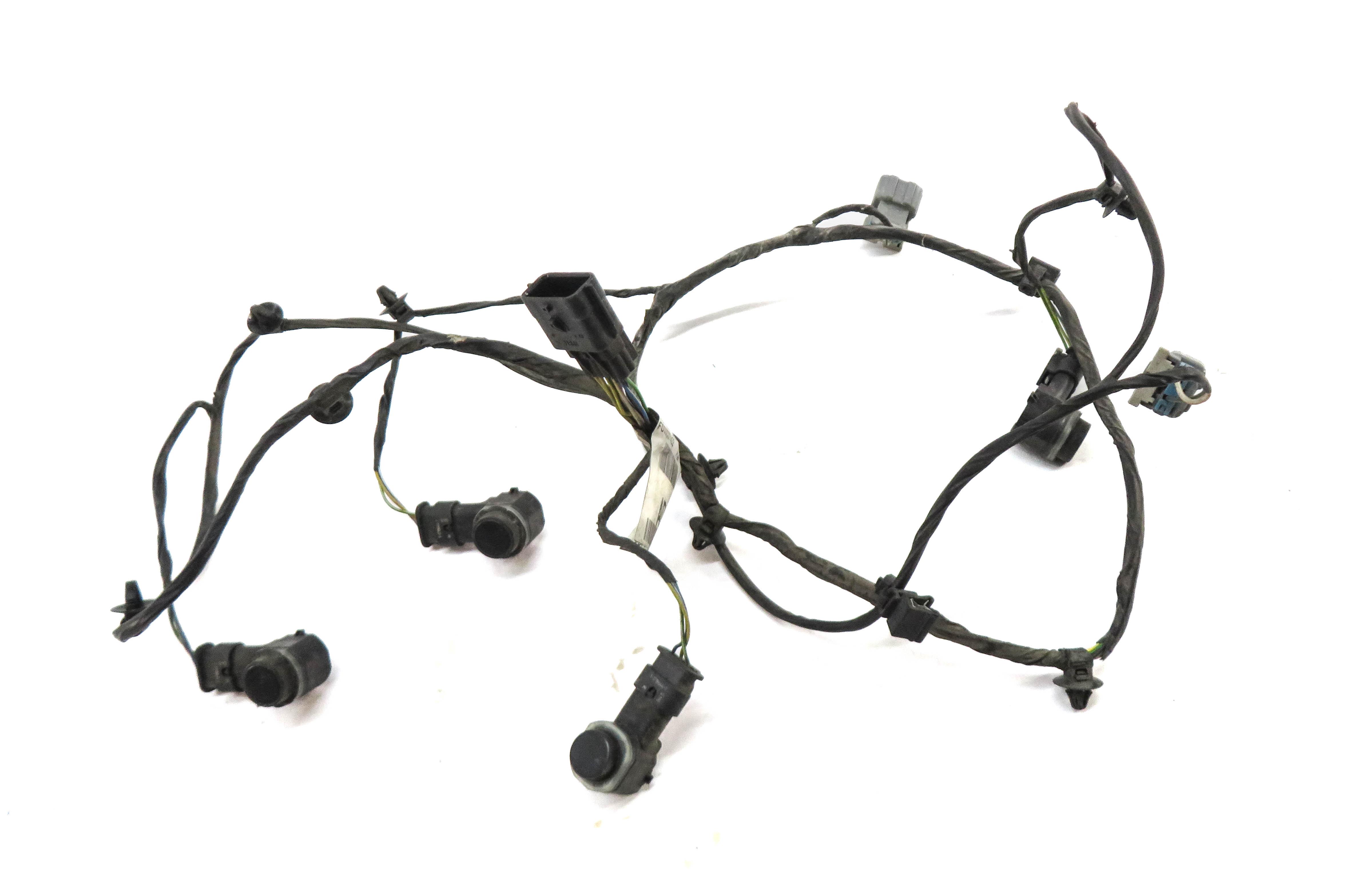 2015 RANGE ROVER EVOQUE (L538) REAR PDC PARK SENSOR SET w/ HARNESS (BLACK) — exact item pictured