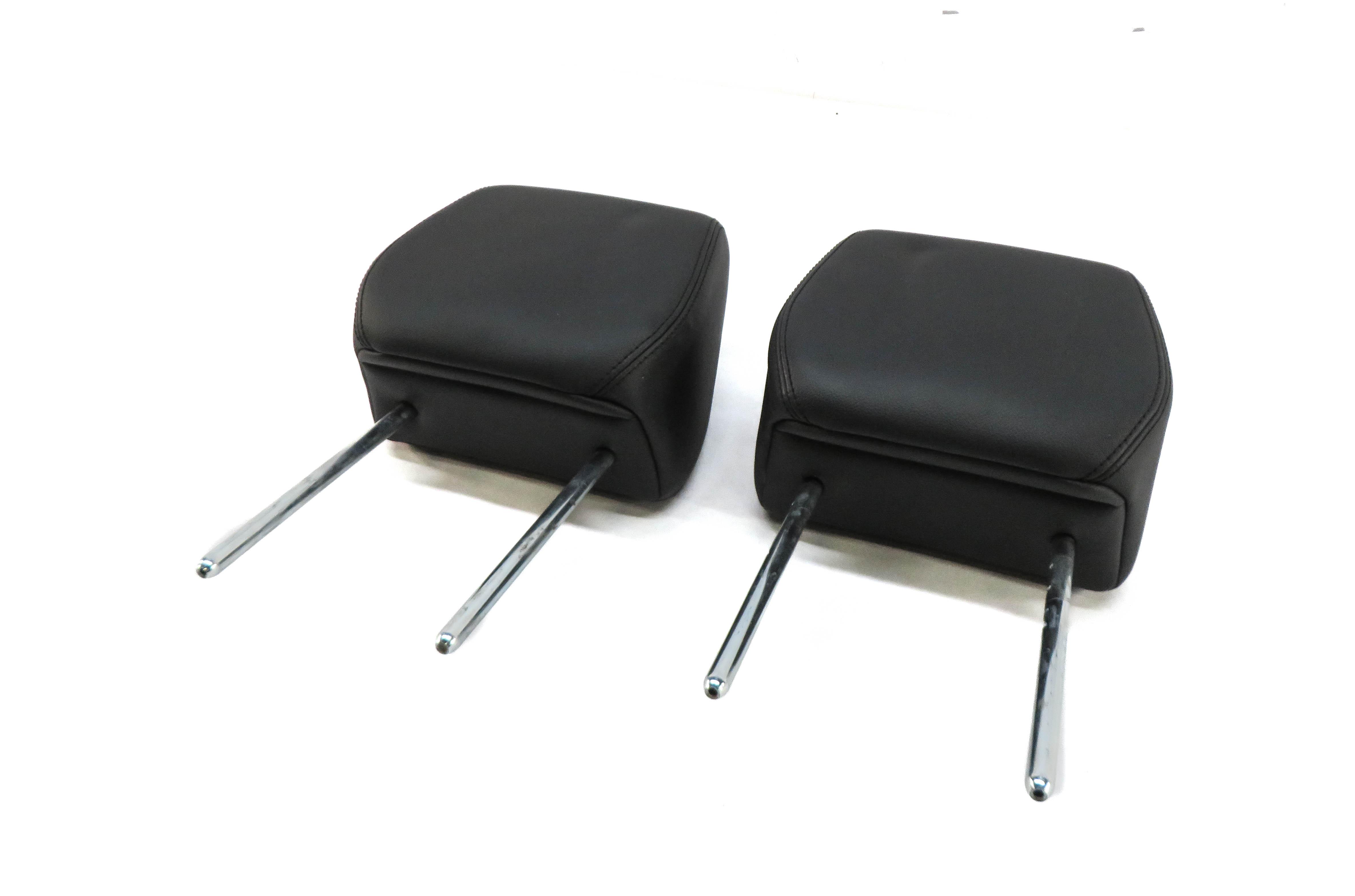 2015 RANGE ROVER EVOQUE (L538) FRONT LEFT & RIGHT SEAT HEADREST SET-2 (BLACK) — exact item pictured