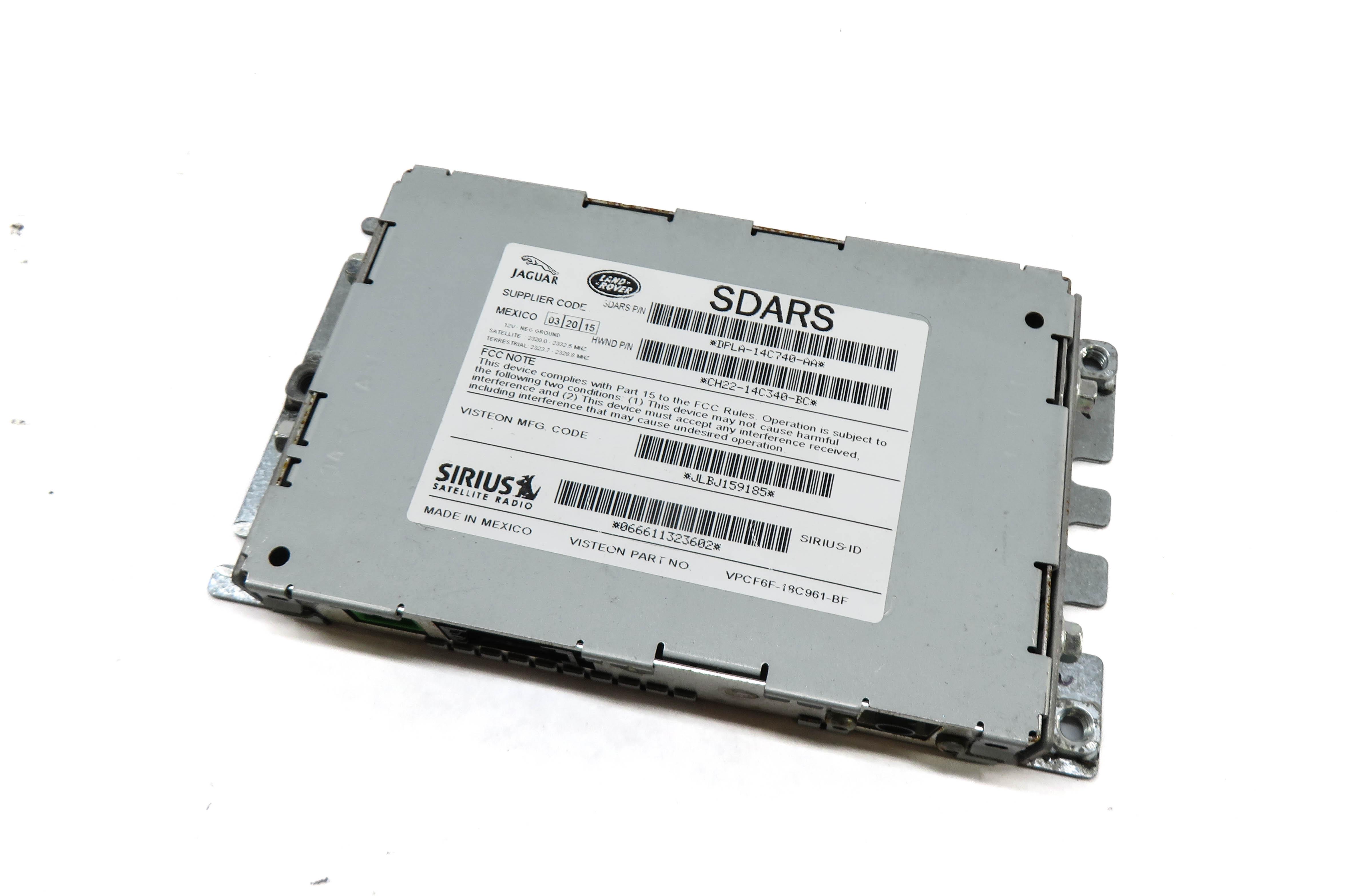 13-19 DISCOVERY SPORT LR4 RANGE ROVER SPORT EVOQUE - SIRIUS SATELLITE RECEIVER — exact item pictured