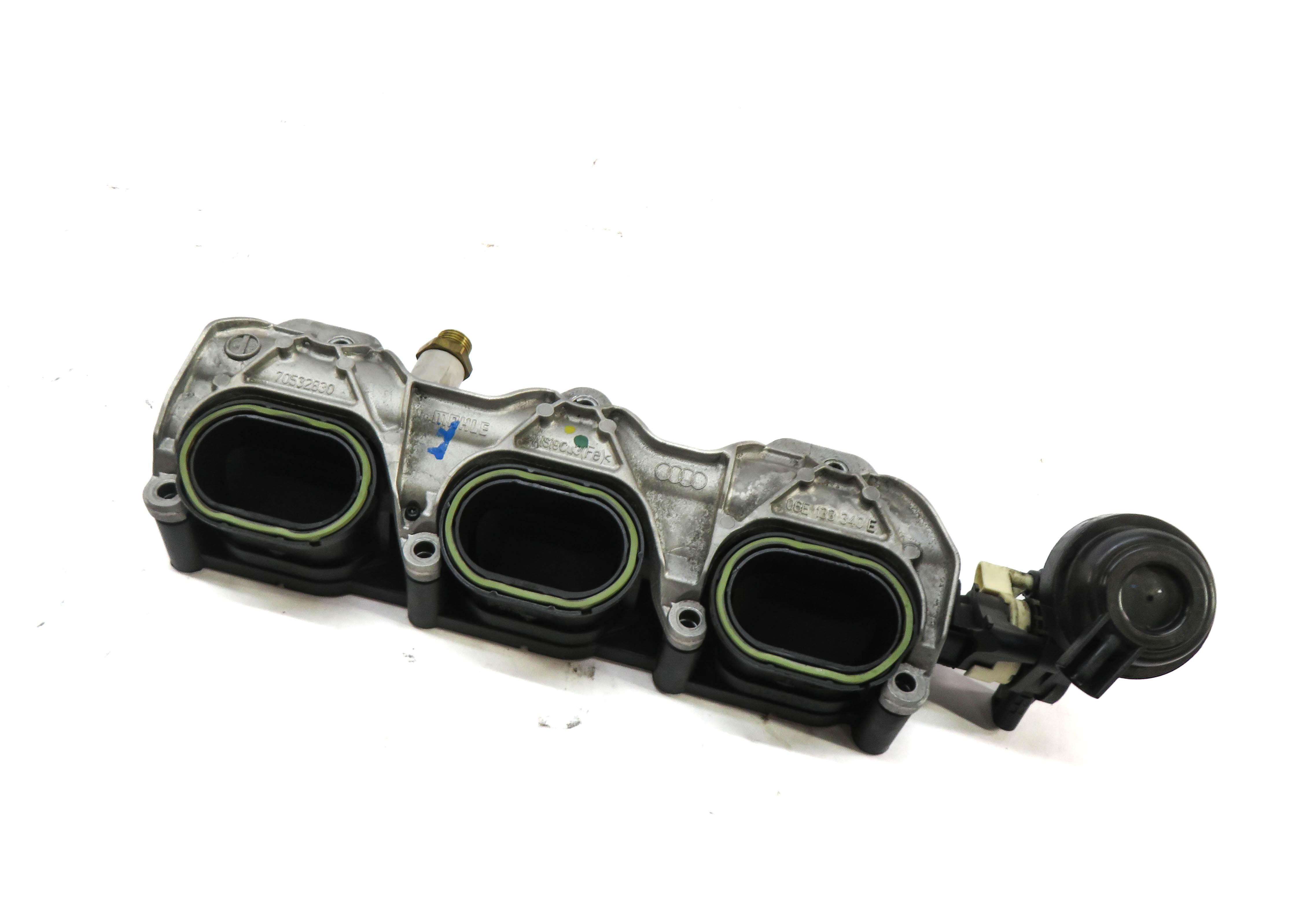 2013 AUDI S4 (B8 8K) 3.0L CGXC ENGINE RIGHT LOWER INTAKE MANIFOLD DIFFUSER RAIL — exact item pictured