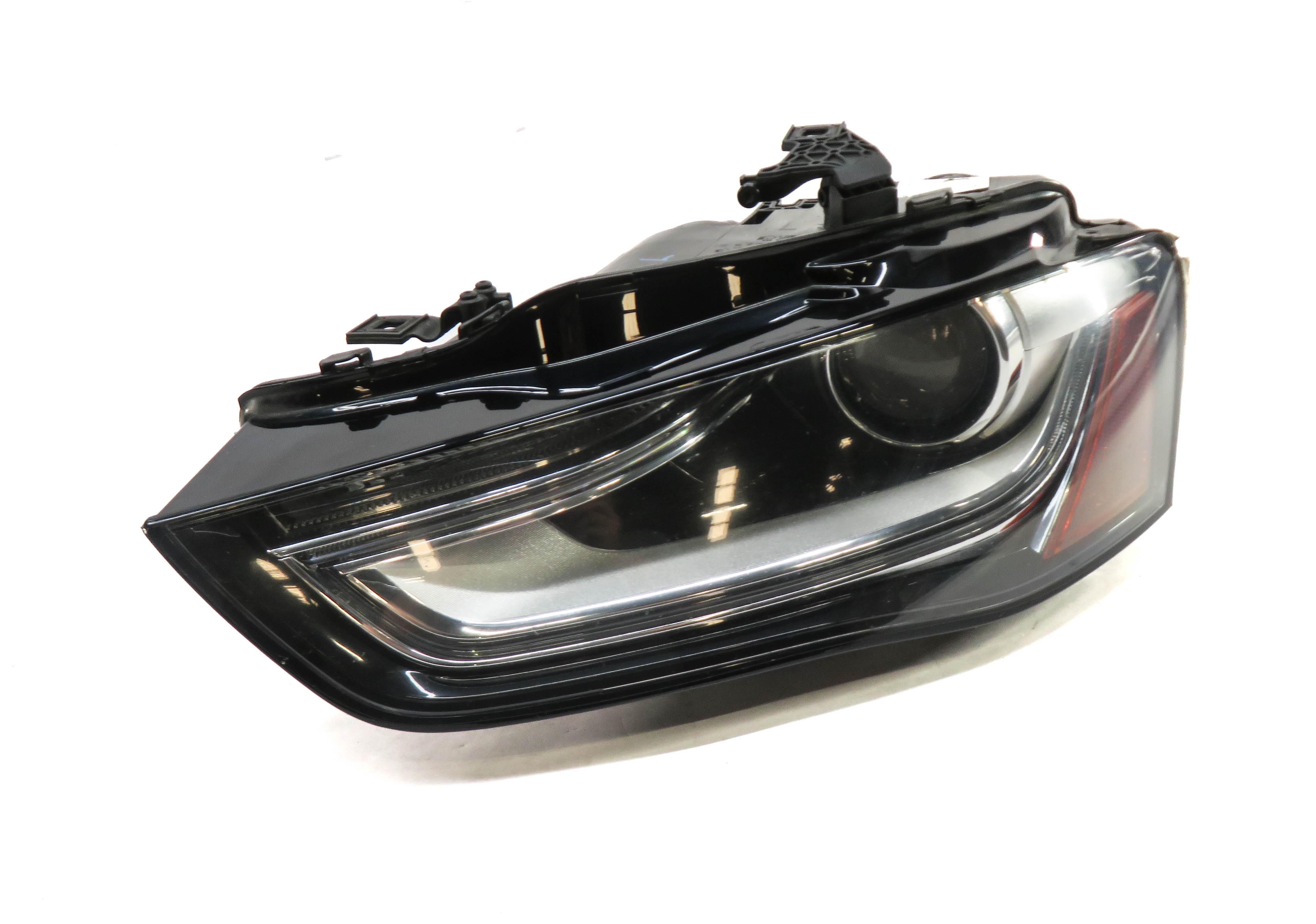 13-16 AUDI A4 S4 (B8 8K) LEFT DRIVER XENON HID HEADLIGHT LIGHT LAMP (NON AFS) — exact item pictured