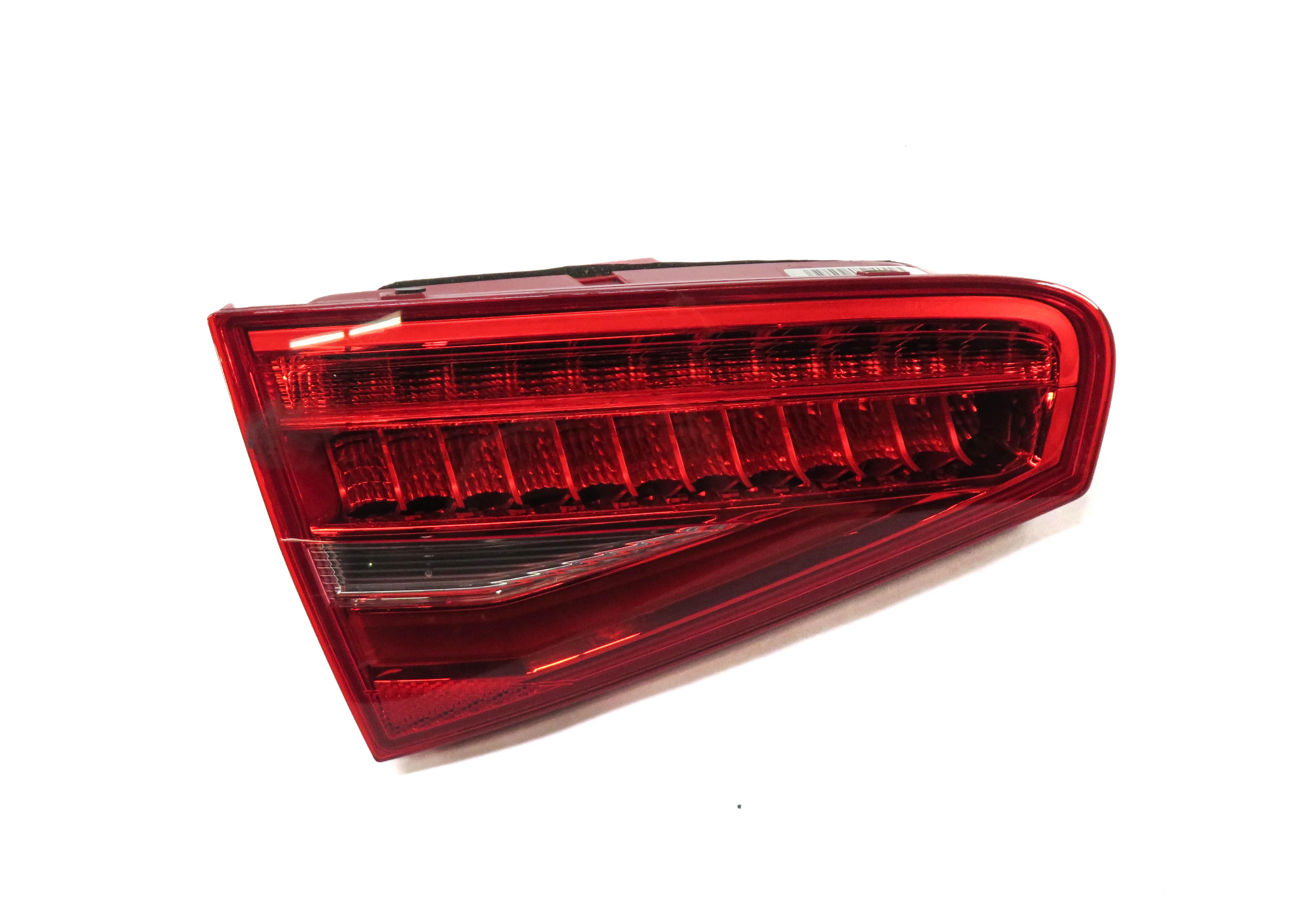 13-16 AUDI A4 S4 (B8 8K) REAR LEFT DRIVER INNER TRUNK TAILLIGHT LIGHT LAMP - LED — exact item pictured