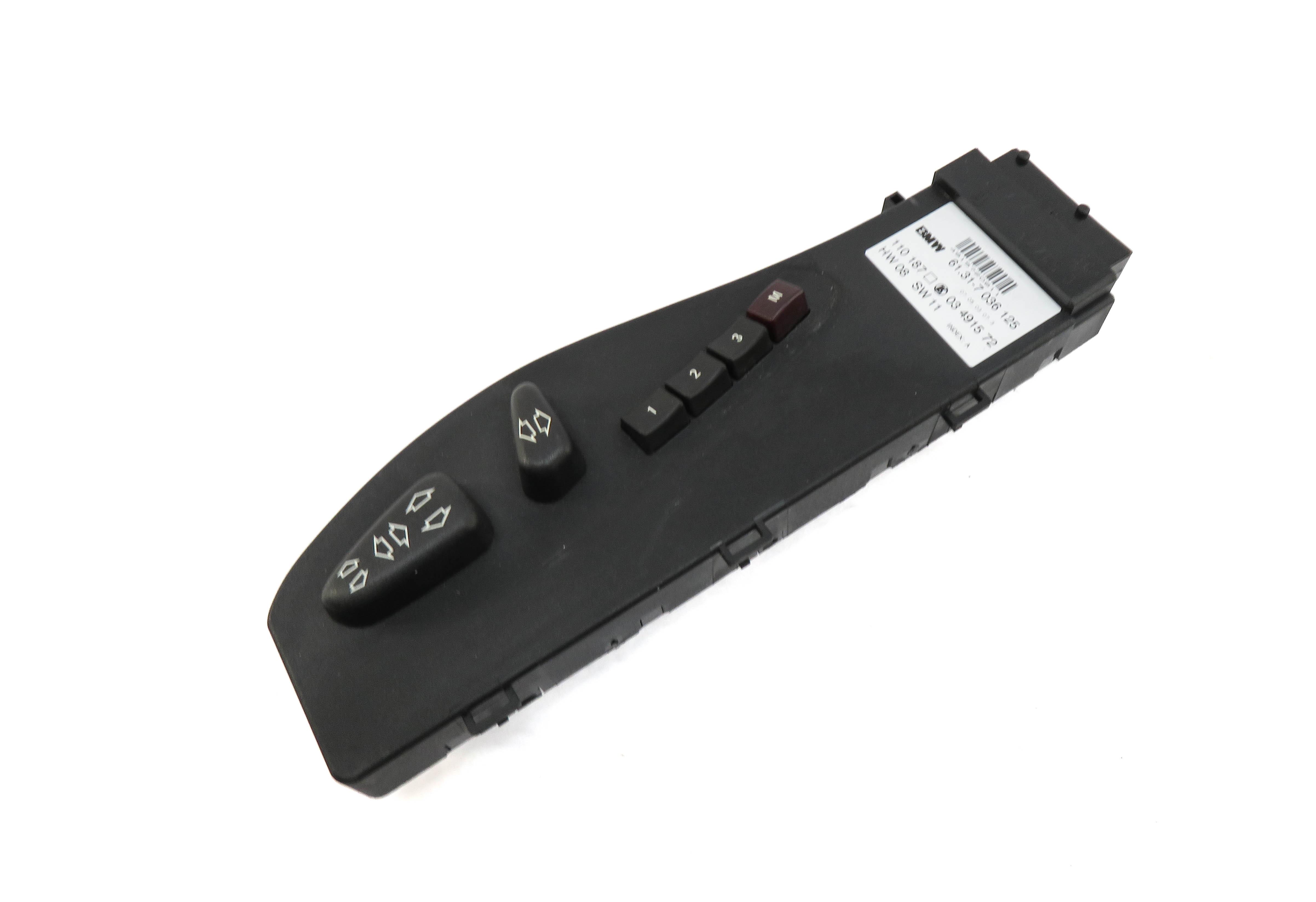 2003 BMW Z4 (E85) LEFT FRONT DRIVER MEMORY SEAT ADJUSTMENT ADJUST SWITCH BUTTON — exact item pictured