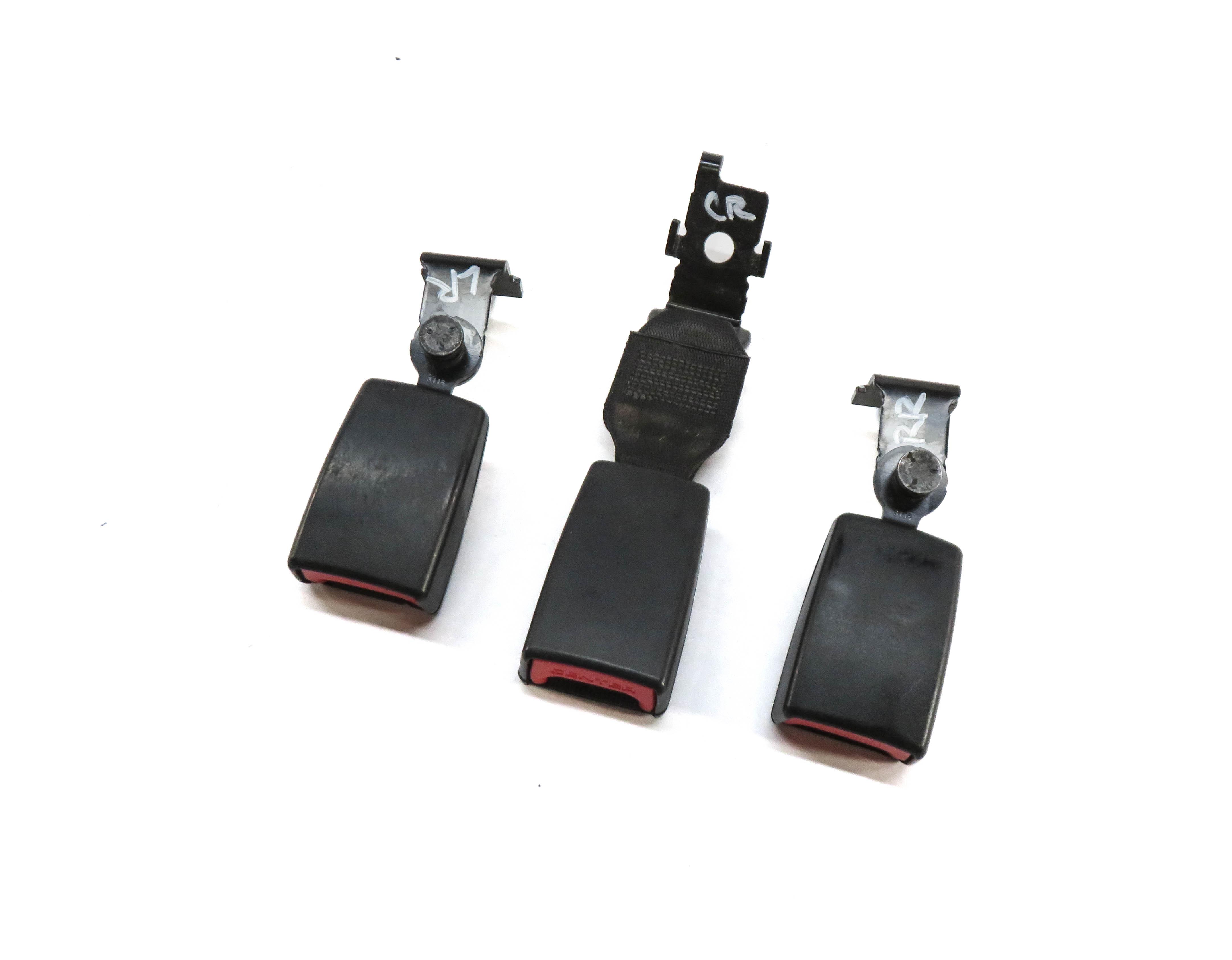 2013 BMW X5 (E70) REAR 2nd SECOND ROW SEAT SEATBELT BUCKLE RECEIVER SET (BLACK) — exact item pictured