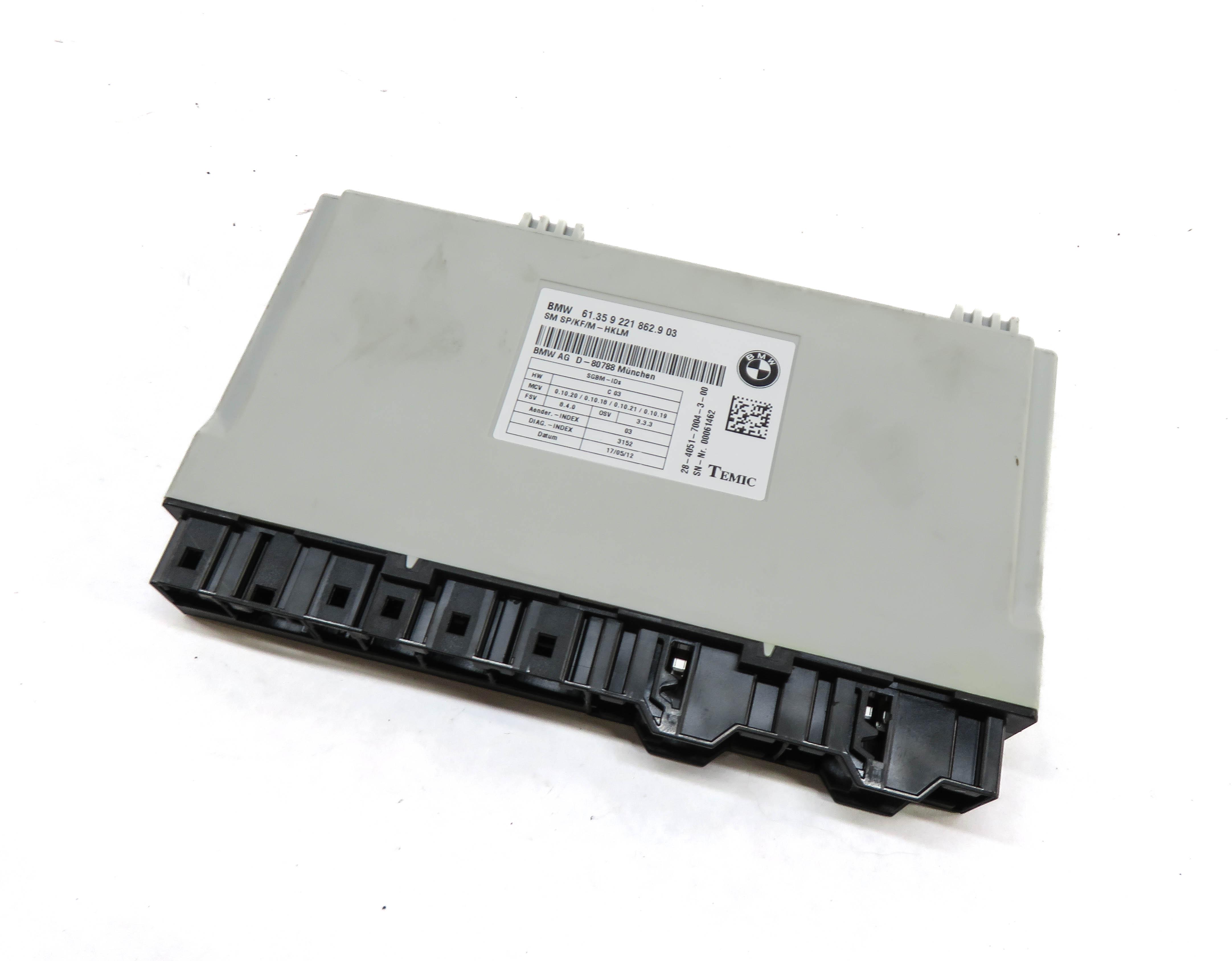 2011-2014 BMW X5 X5M X6 X6M (E70 E71) LEFT FRONT DRIVER SEAT CONTROL MODULE — exact item pictured