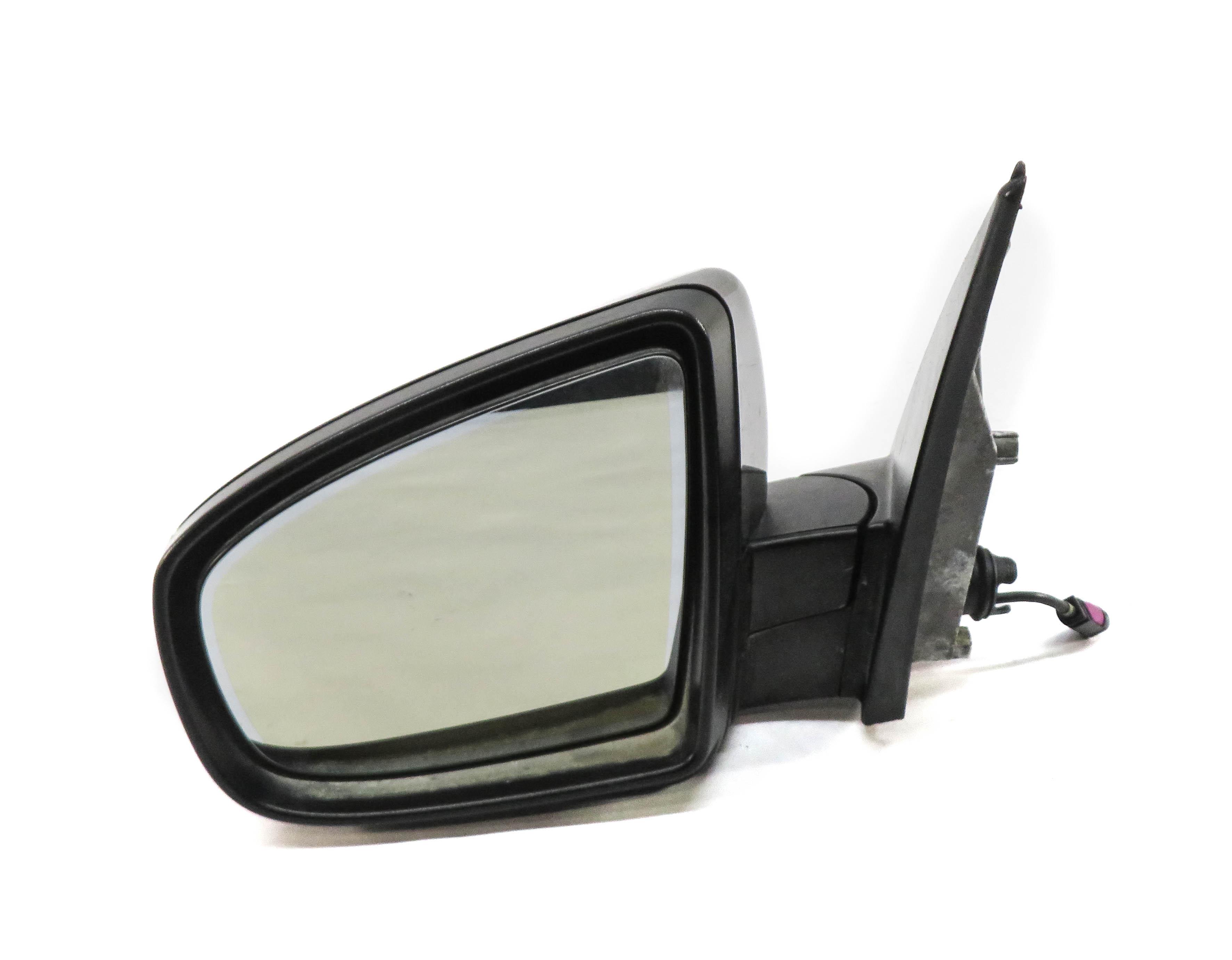 2010-2013 BMW X5 (E70) LEFT P-FOLD AUTODIM CAMERA HEATED DOOR MIRROR (BLACK 475) — exact item pictured