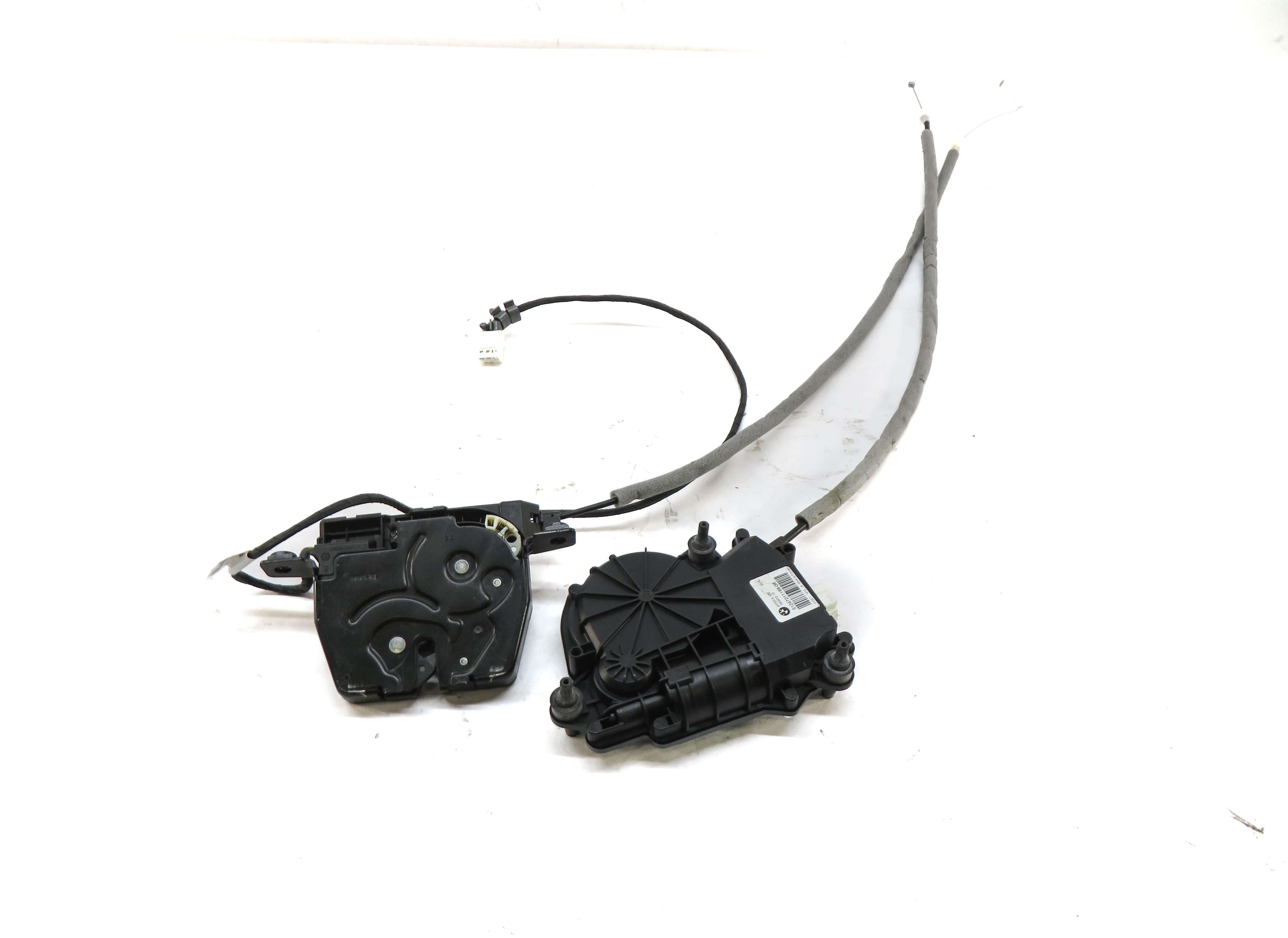 2011 BMW 550iGT (F07) REAR UPPER TRUNK LOCK LATCH ACTUATOR w/ SOFT CLOSE MOTOR — exact item pictured